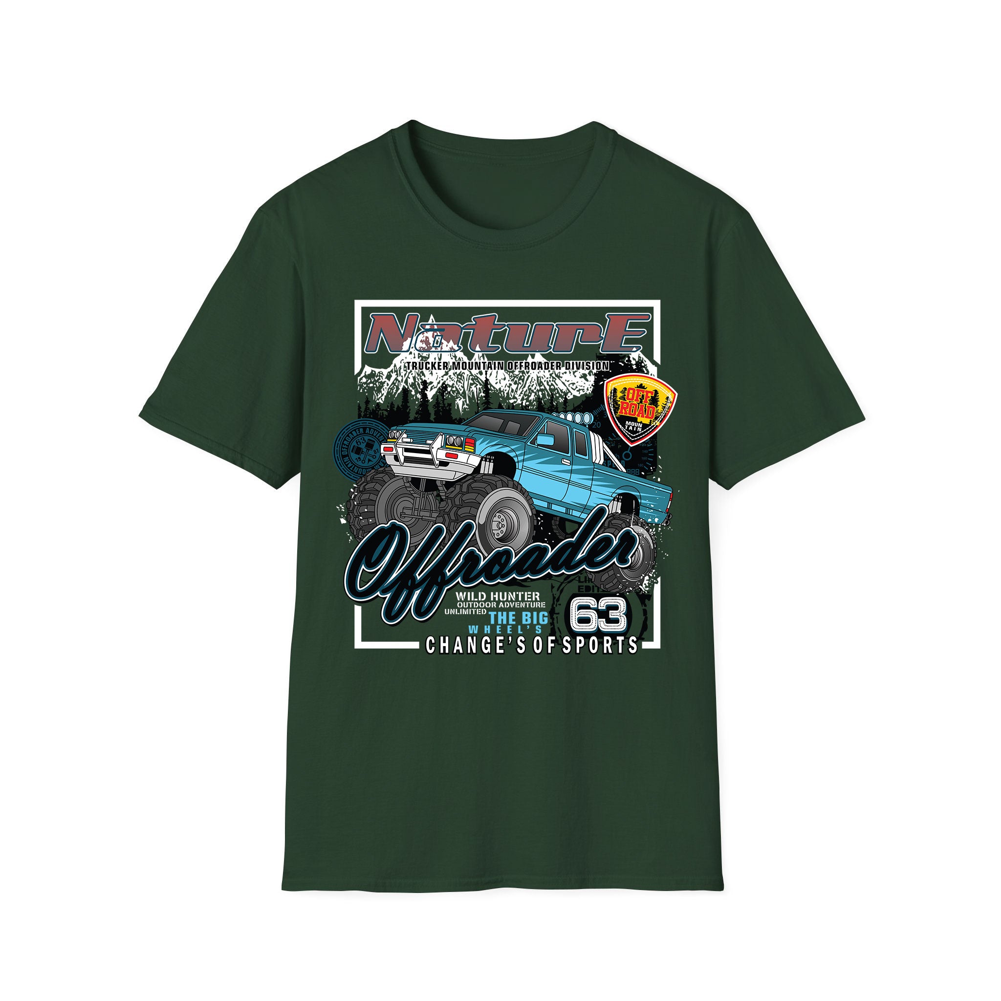 Racing-cars T-shirt Nature Offroader