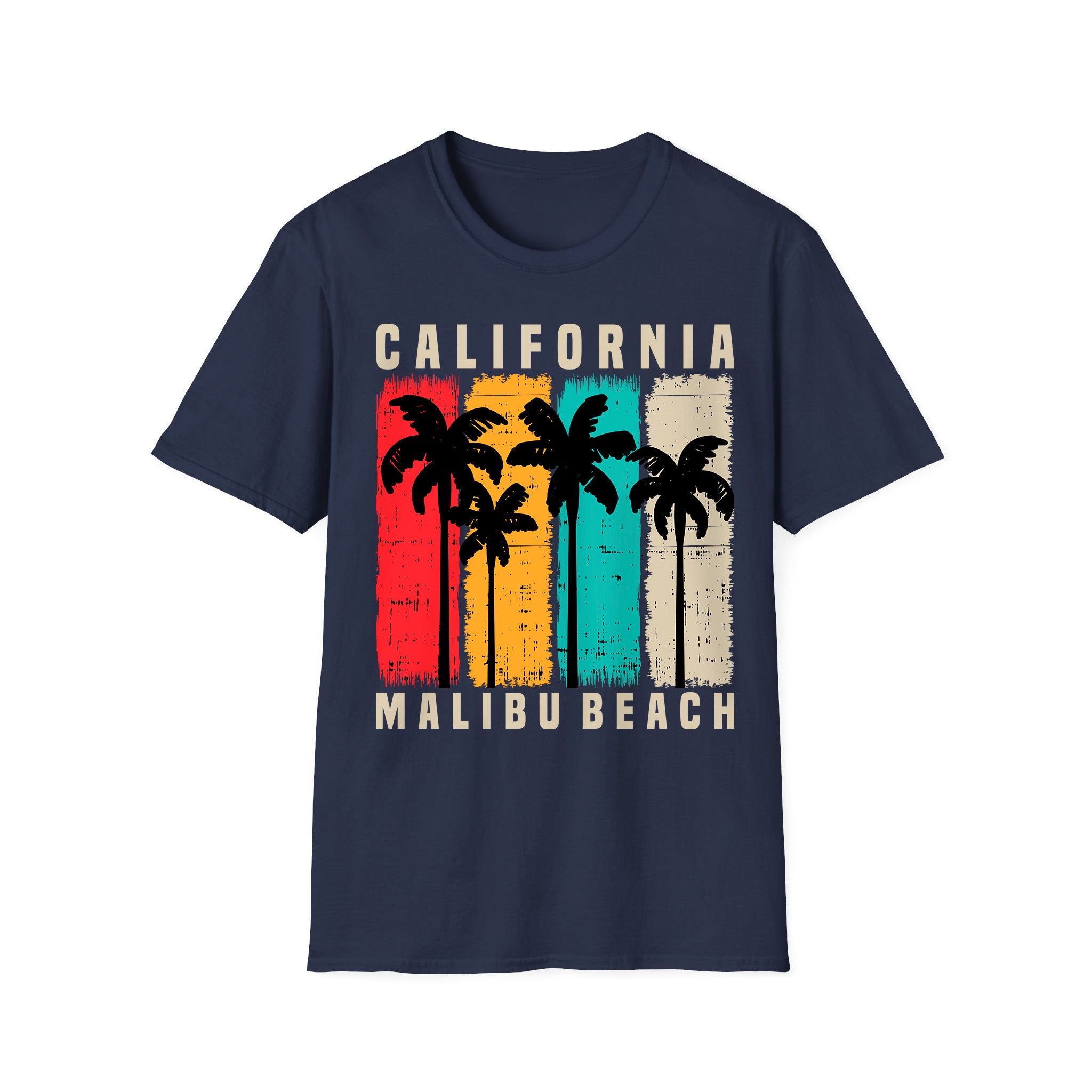 Áo thun unisex mùa hè Cali Malibu Beach