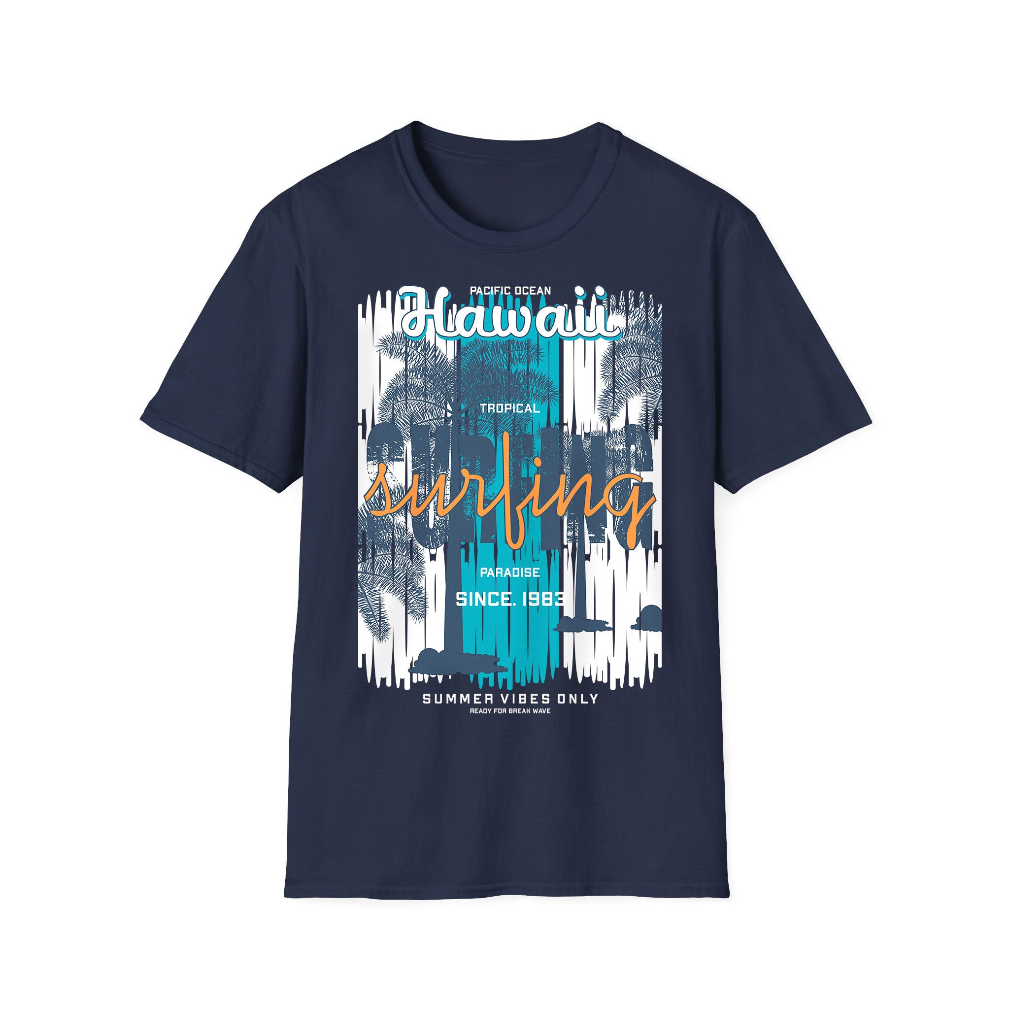 Surfing Unisex Tshirt Hawaii Tropical