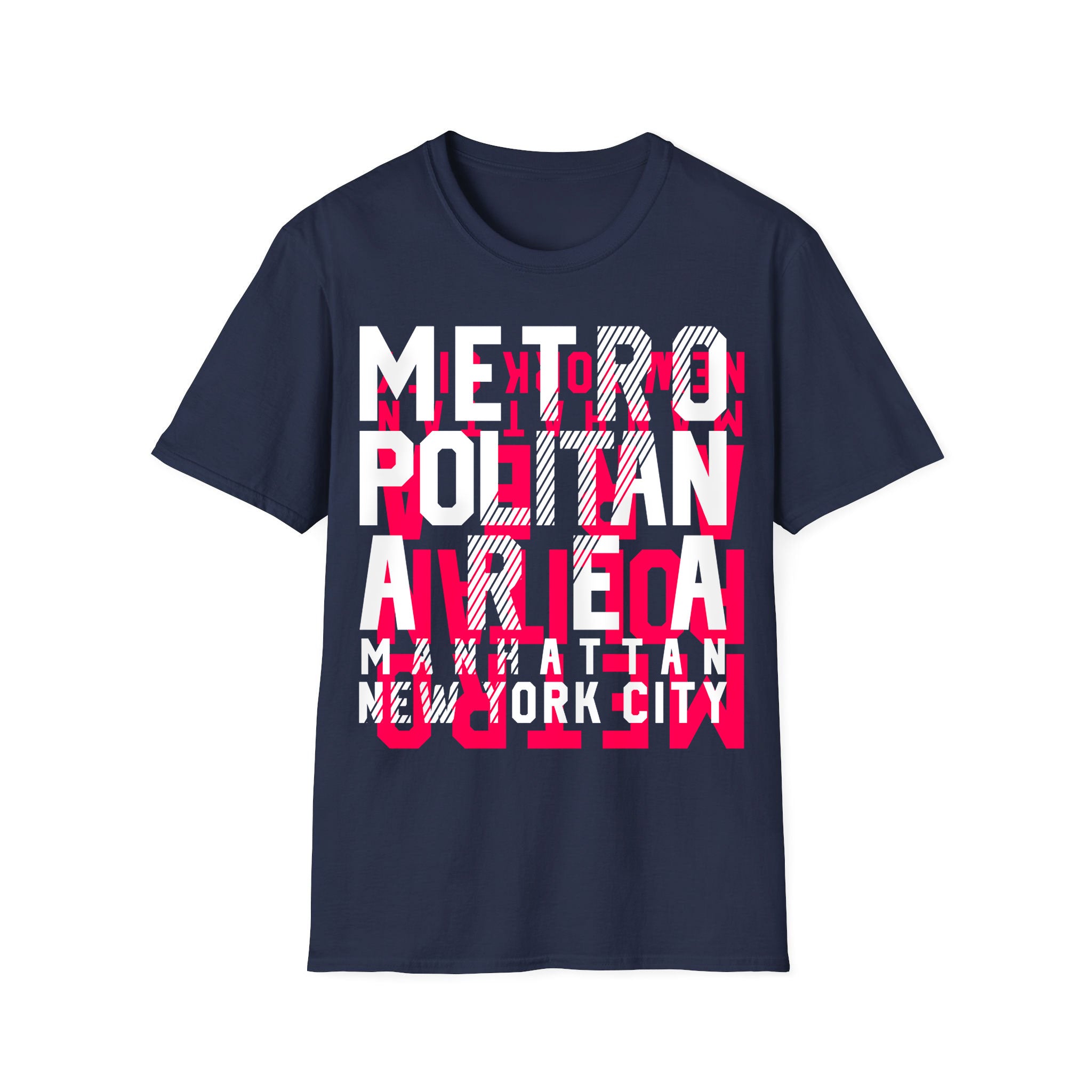 New York Unisex Tshirt Metro Politan