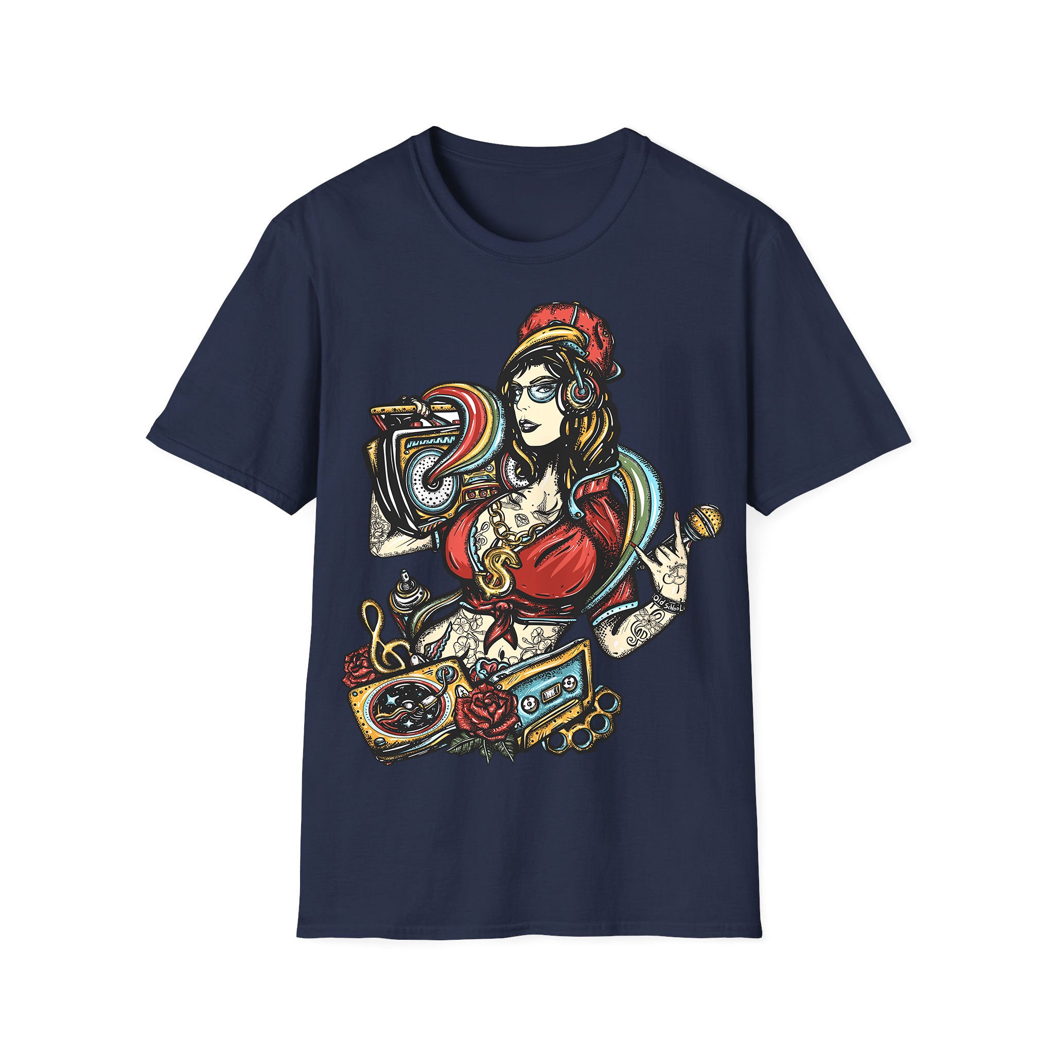 Music unisex T-shirt Old School Girl