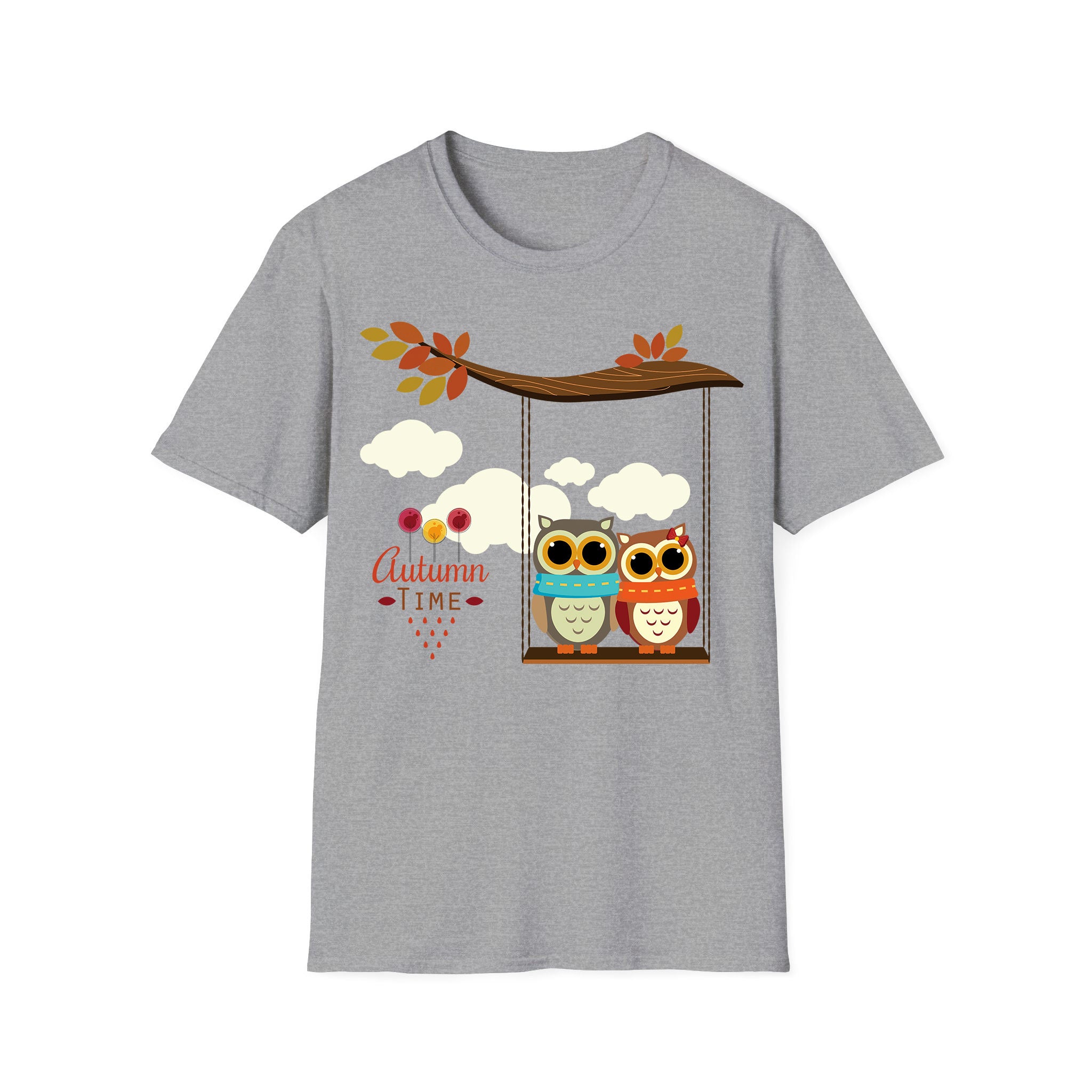 Autumn T-shirt Owls In Love with Autumn