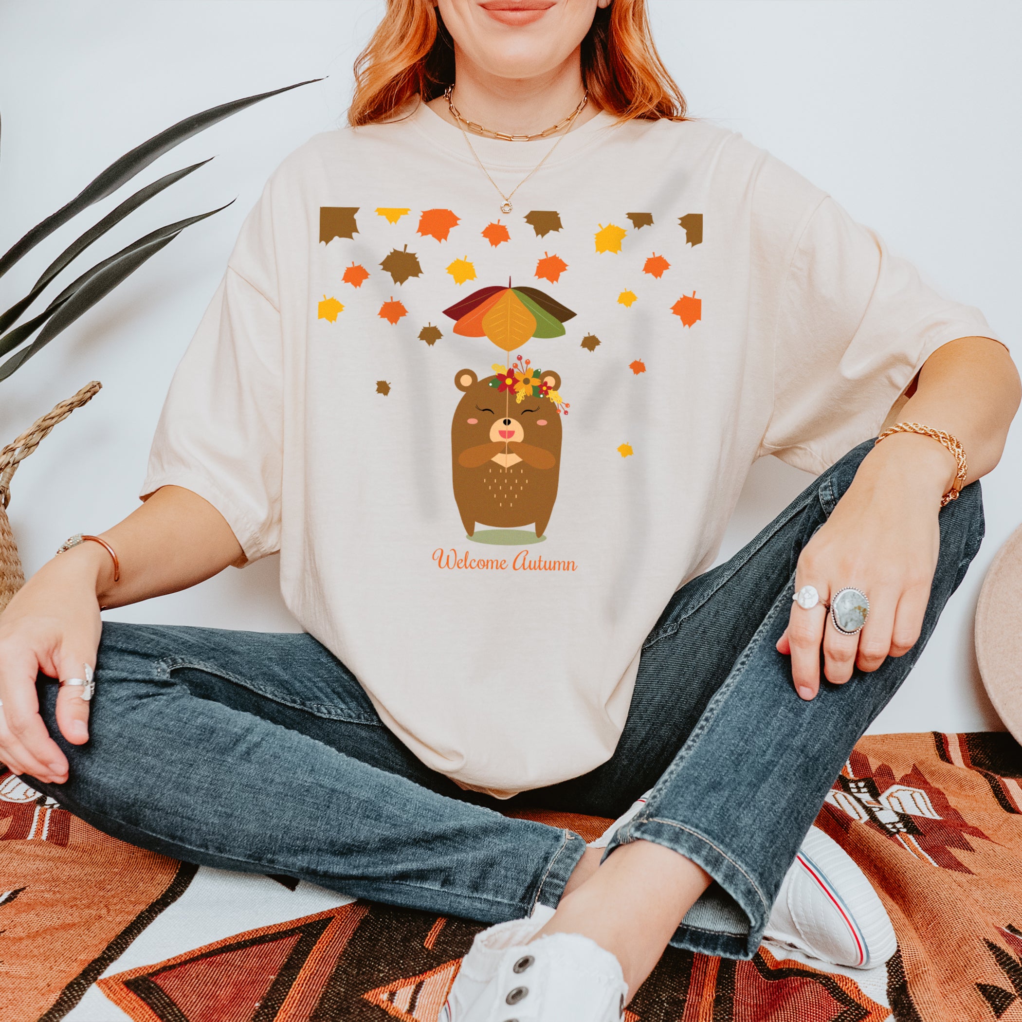 Autumn T-shirt Pretty Bear Autumn