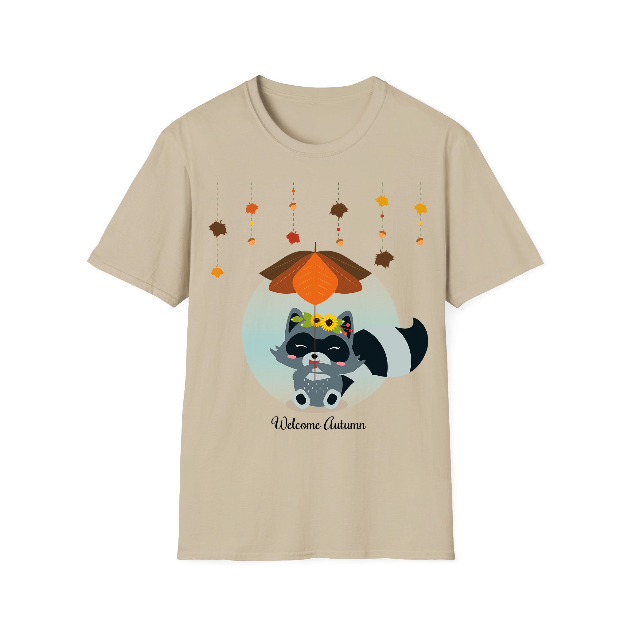 Autumn T-shirt Pretty Racoon Autumn