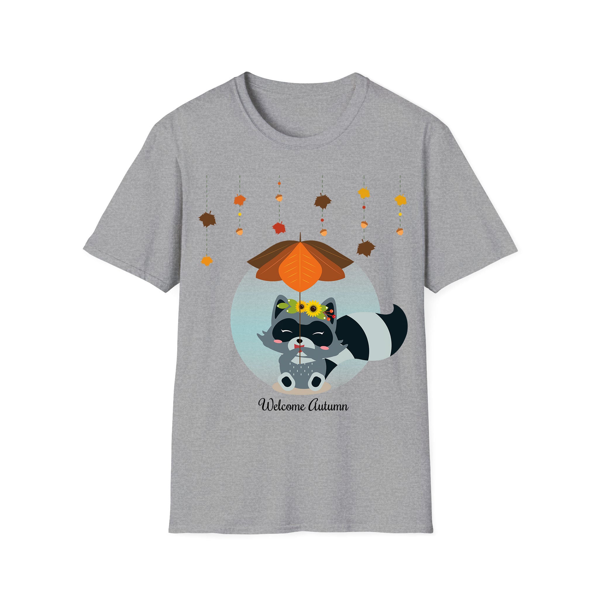 Autumn T-shirt Pretty Racoon Autumn