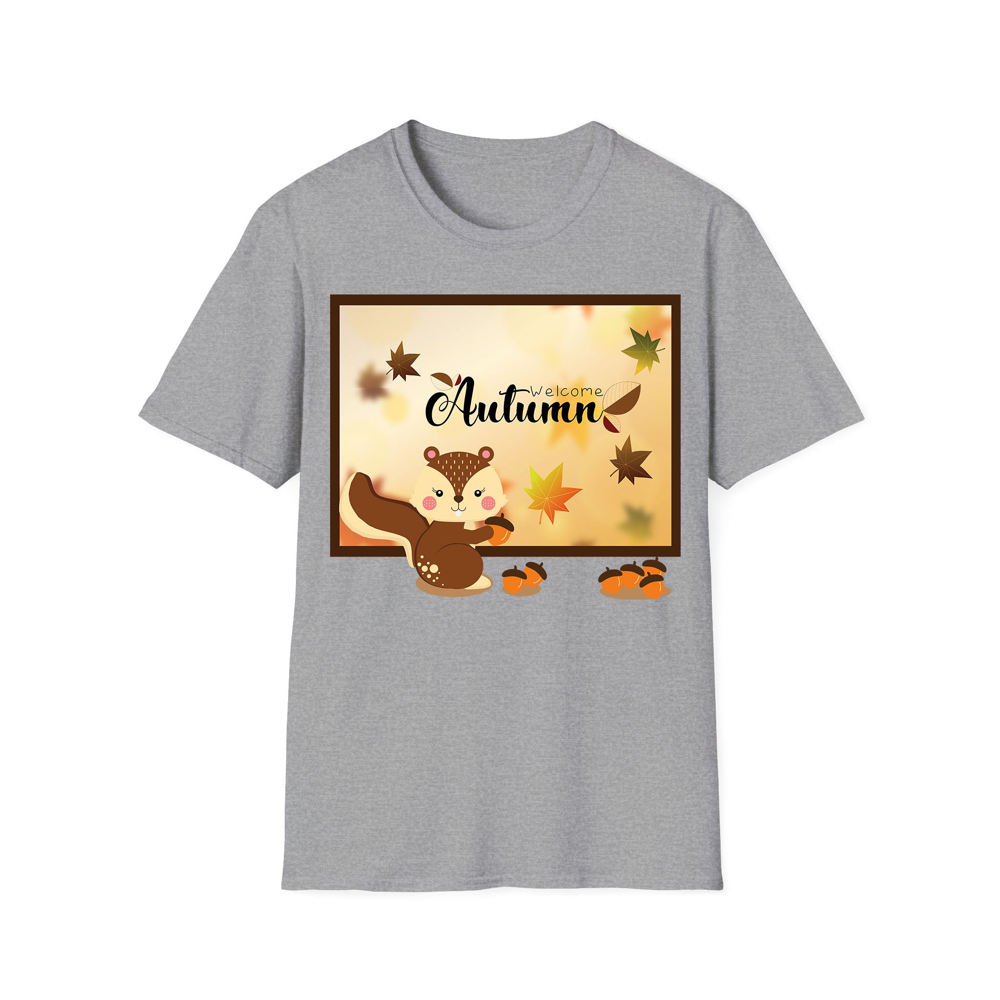 Autumn T-shirt Pretty Squirrel Autumn