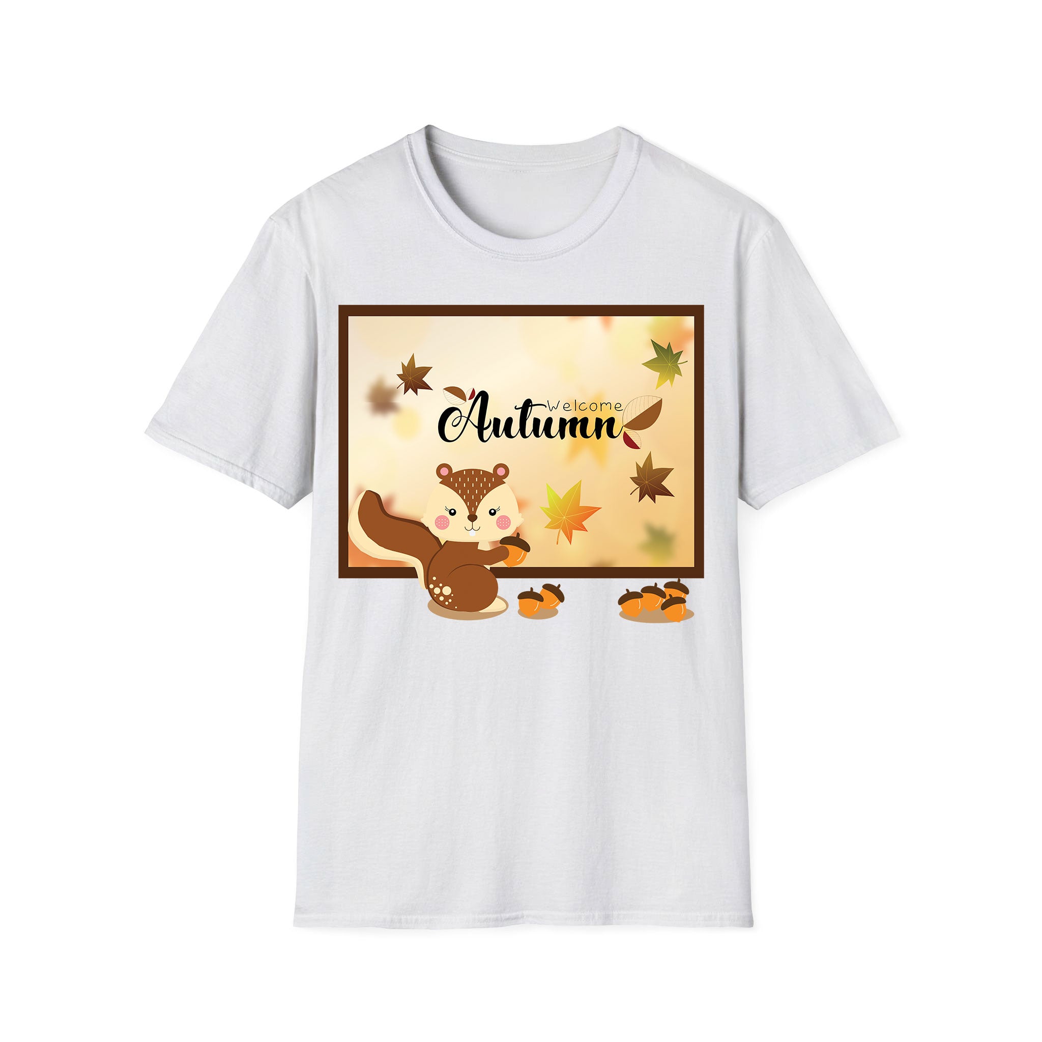 Autumn T-shirt Pretty Squirrel Autumn