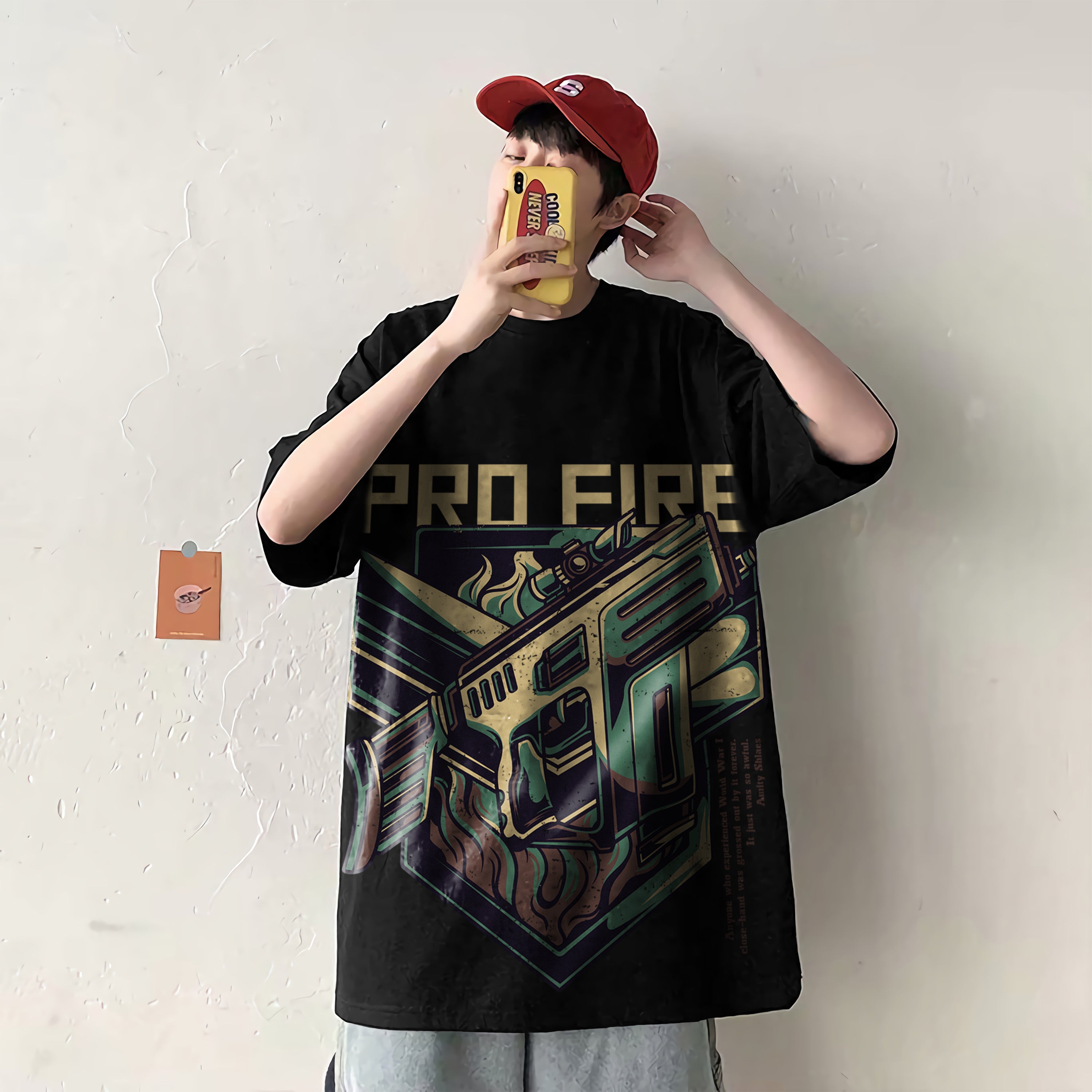 Oversize graphic T-shirt Pro Fire