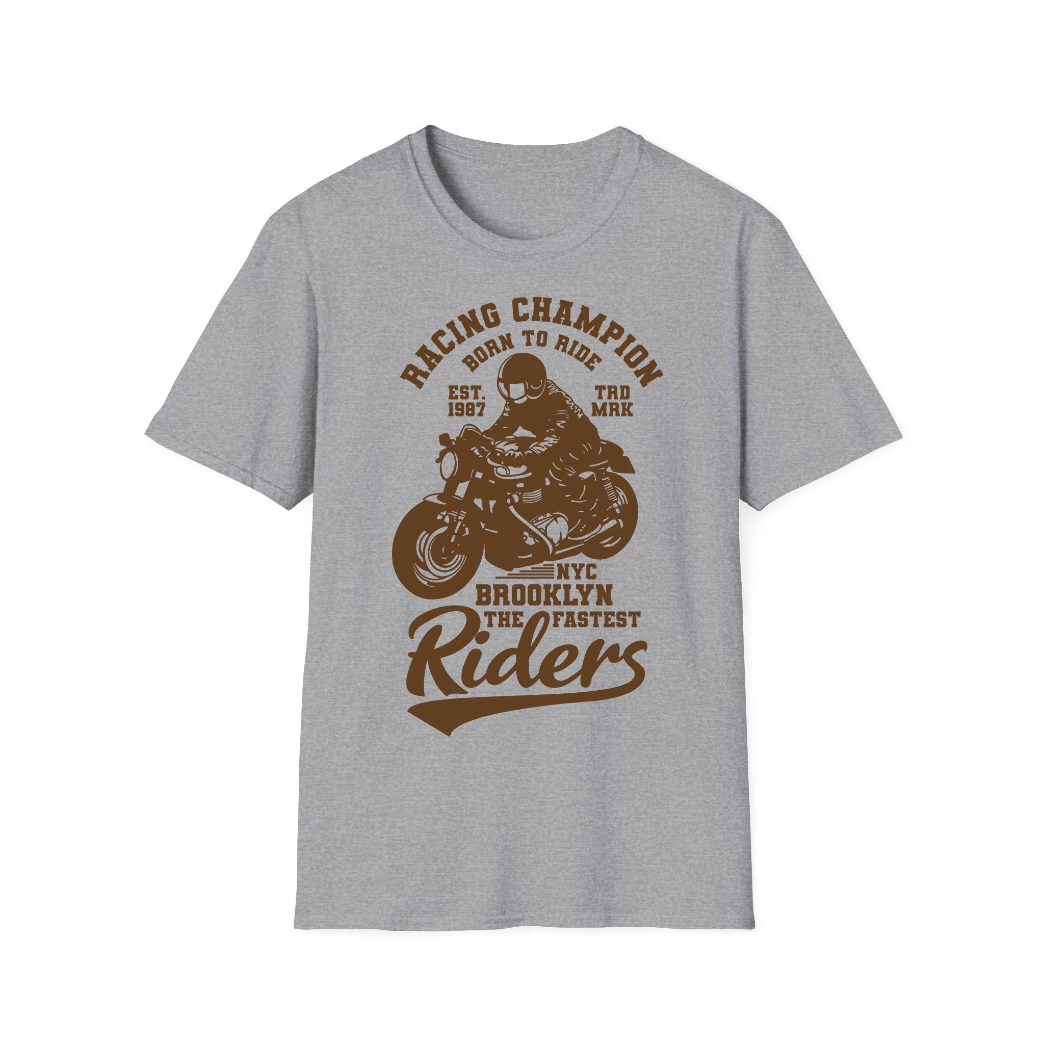 Motorcycle T-shirt Racing Champion