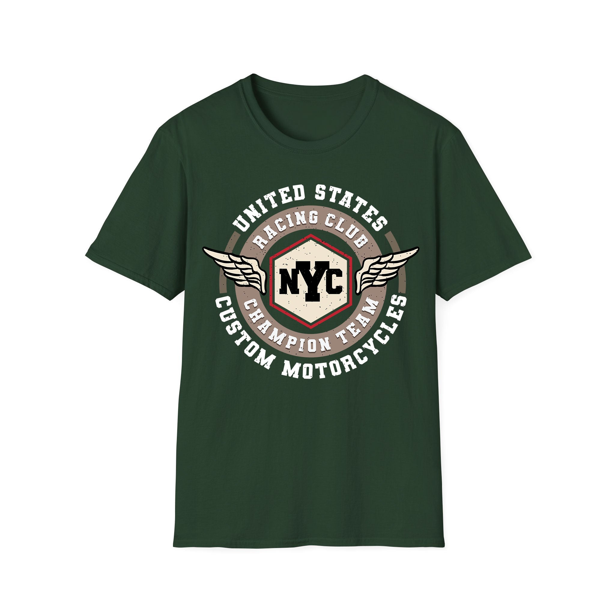 Motorcycle T-shirt Racing Club