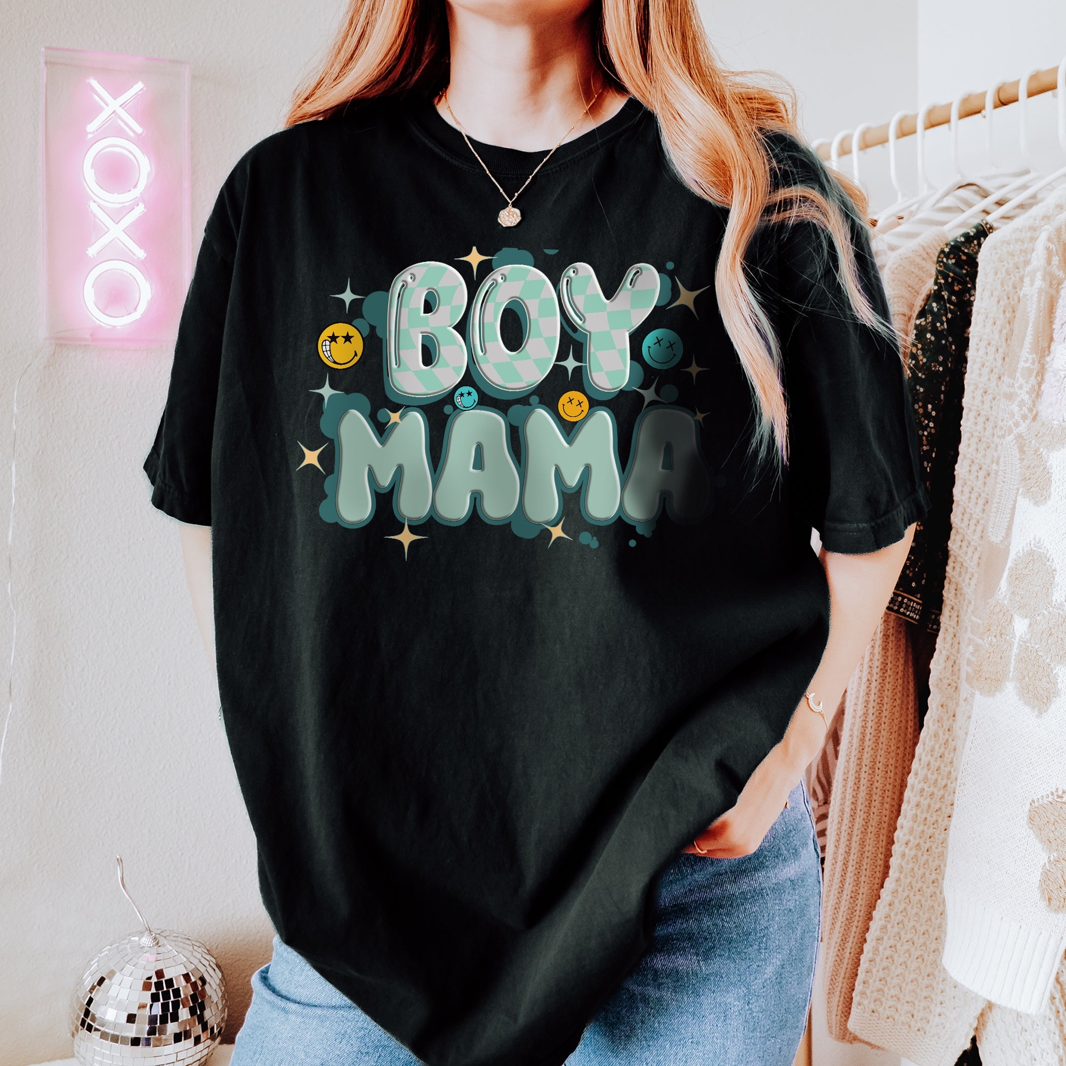 Mom's T-shirt Boy Mama