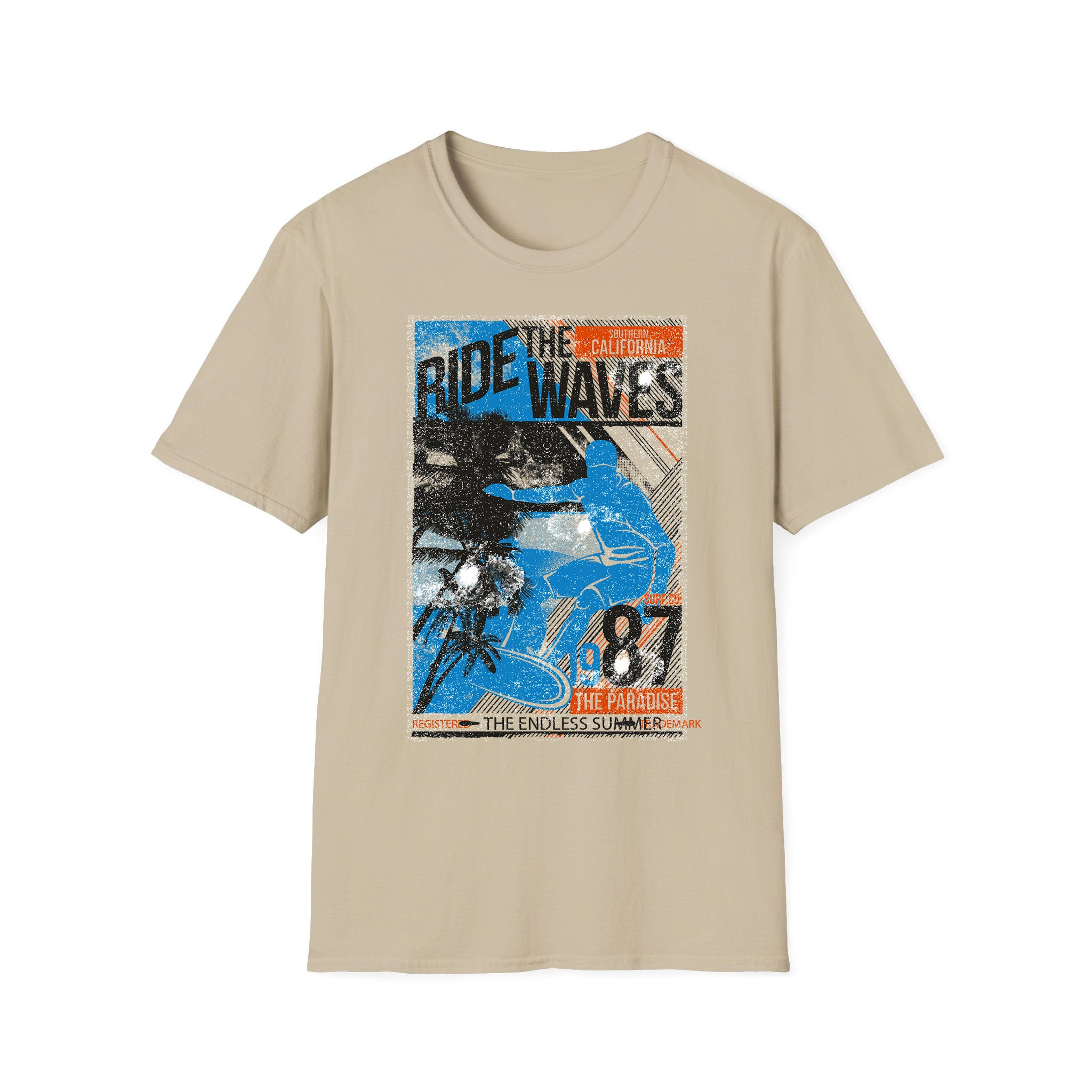 Summer unisex T-shirt Ride The Waves