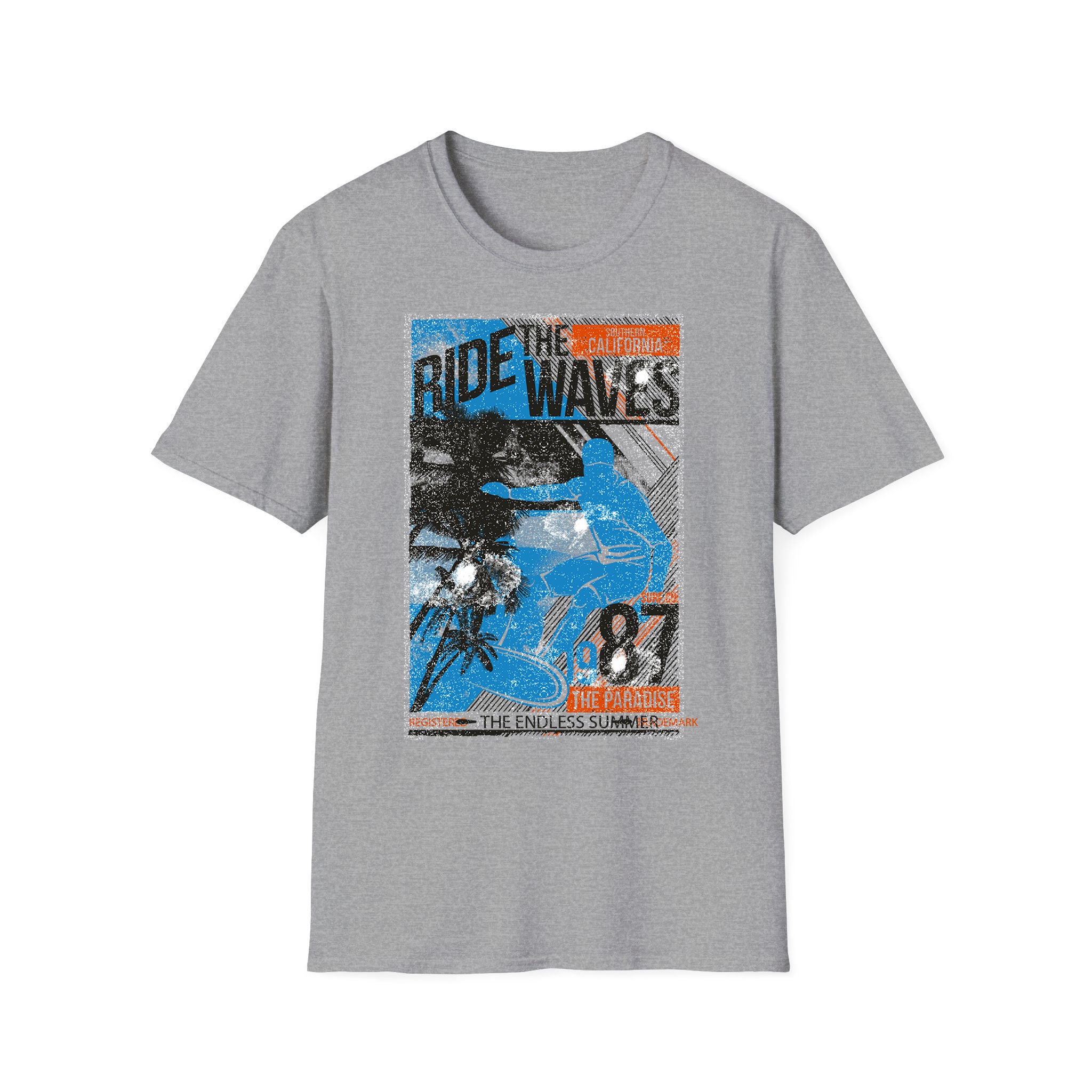 Summer unisex T-shirt Ride The Waves