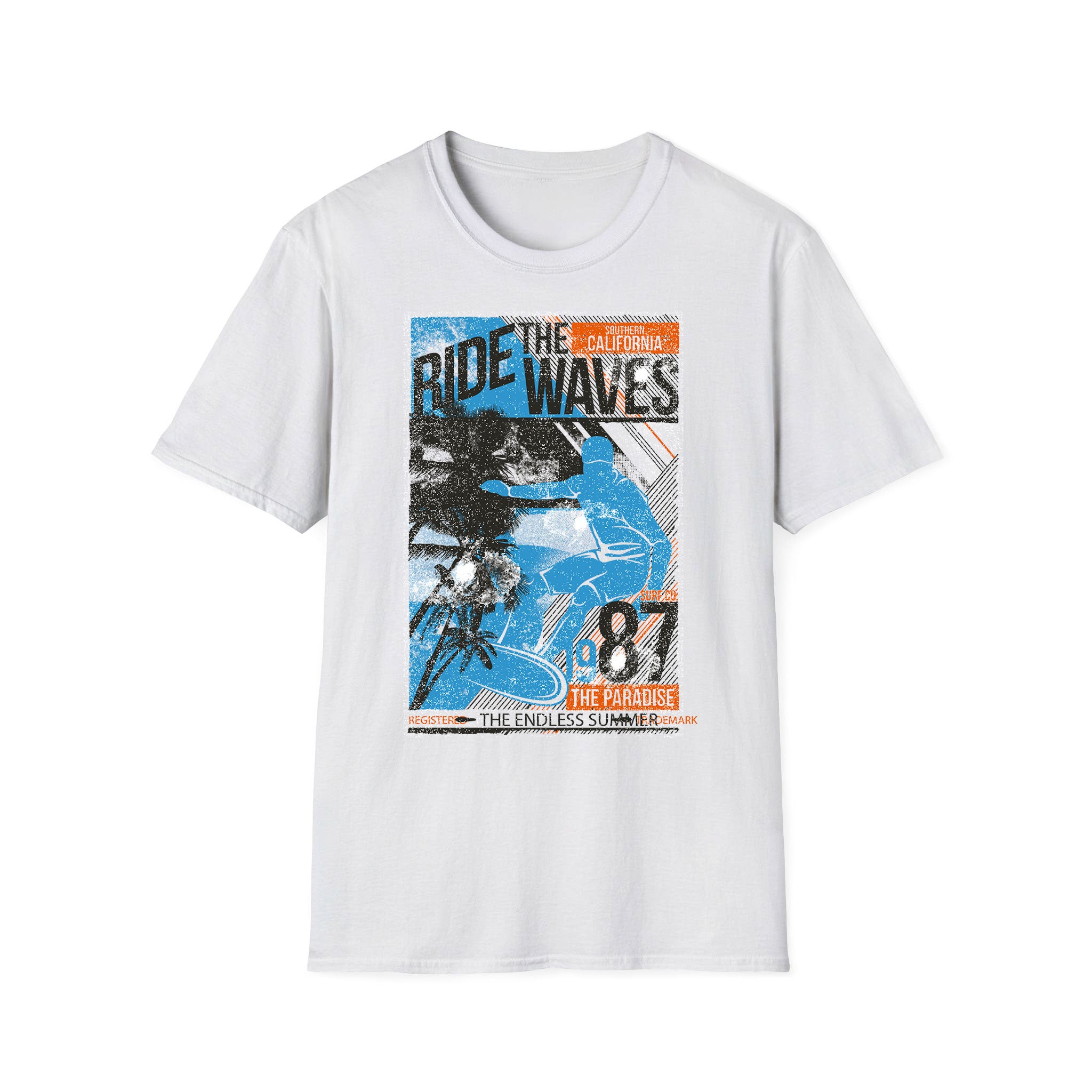 Summer unisex T-shirt Ride The Waves