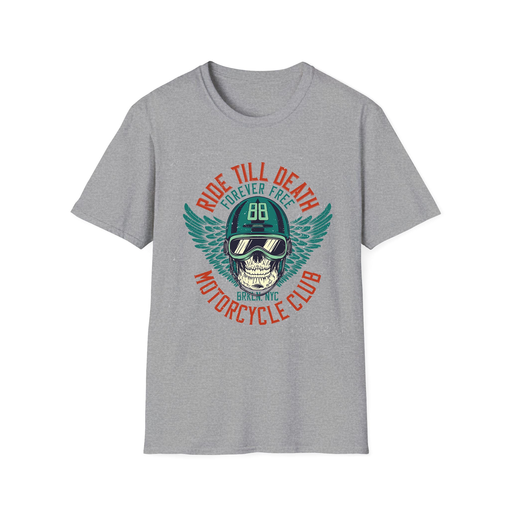 Motorcycle T-shirt Ride Till Death