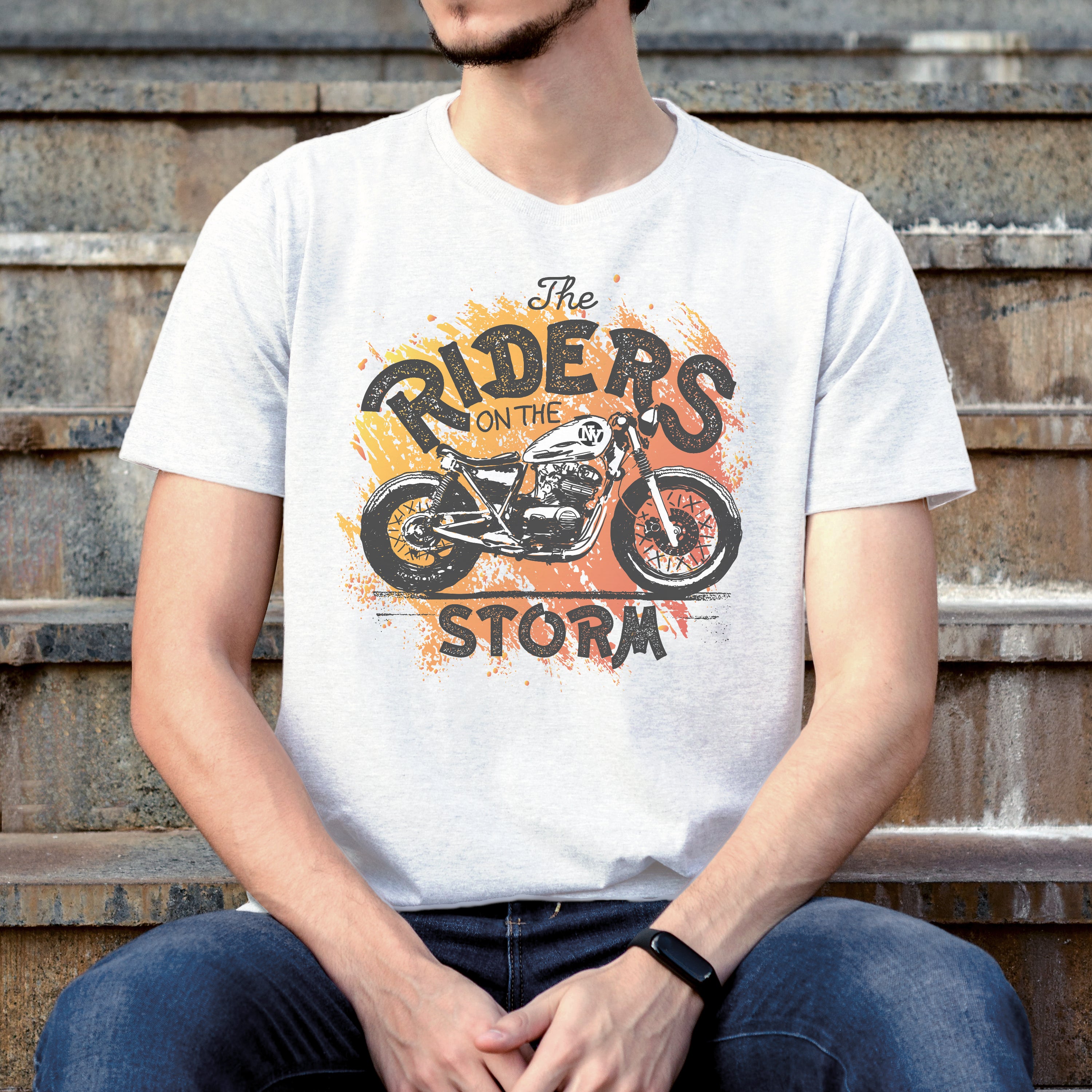 Motorcycle T-shirt Riders On The Storm