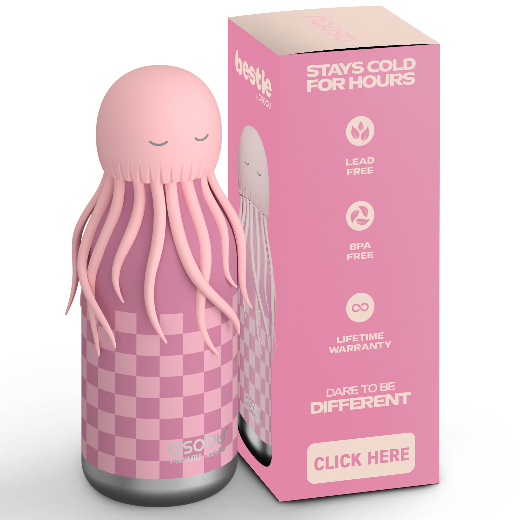 Personalized Bestie Insulated Bottle JellyFish