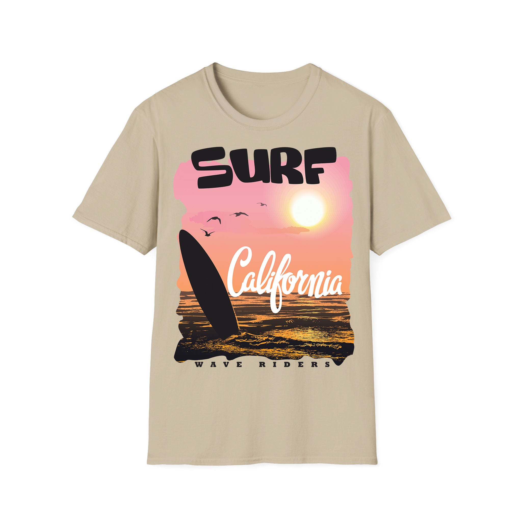 Surfing Unisex Tshirt Surf Cali