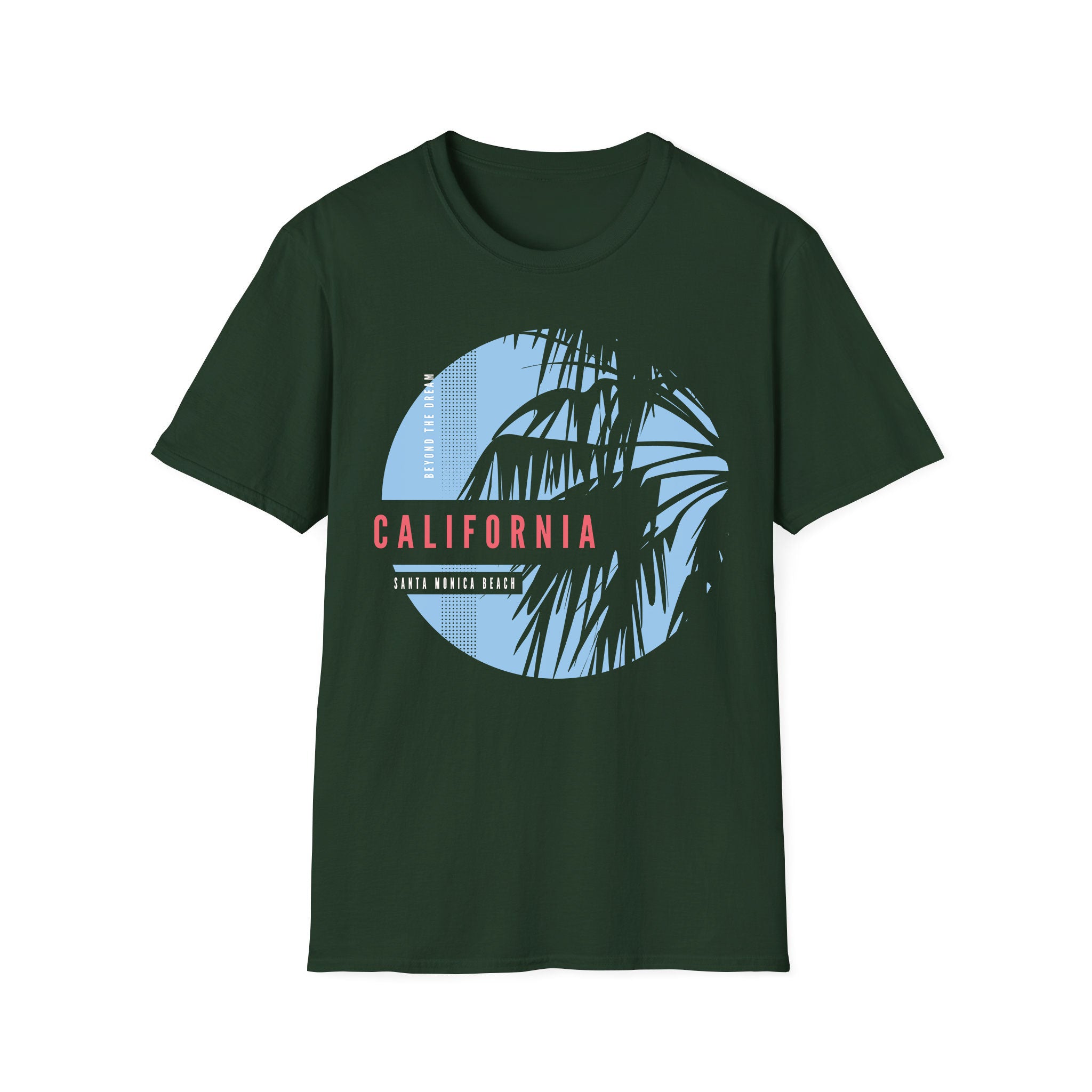 T-shirt unisexe d'été Santa Monica Beach