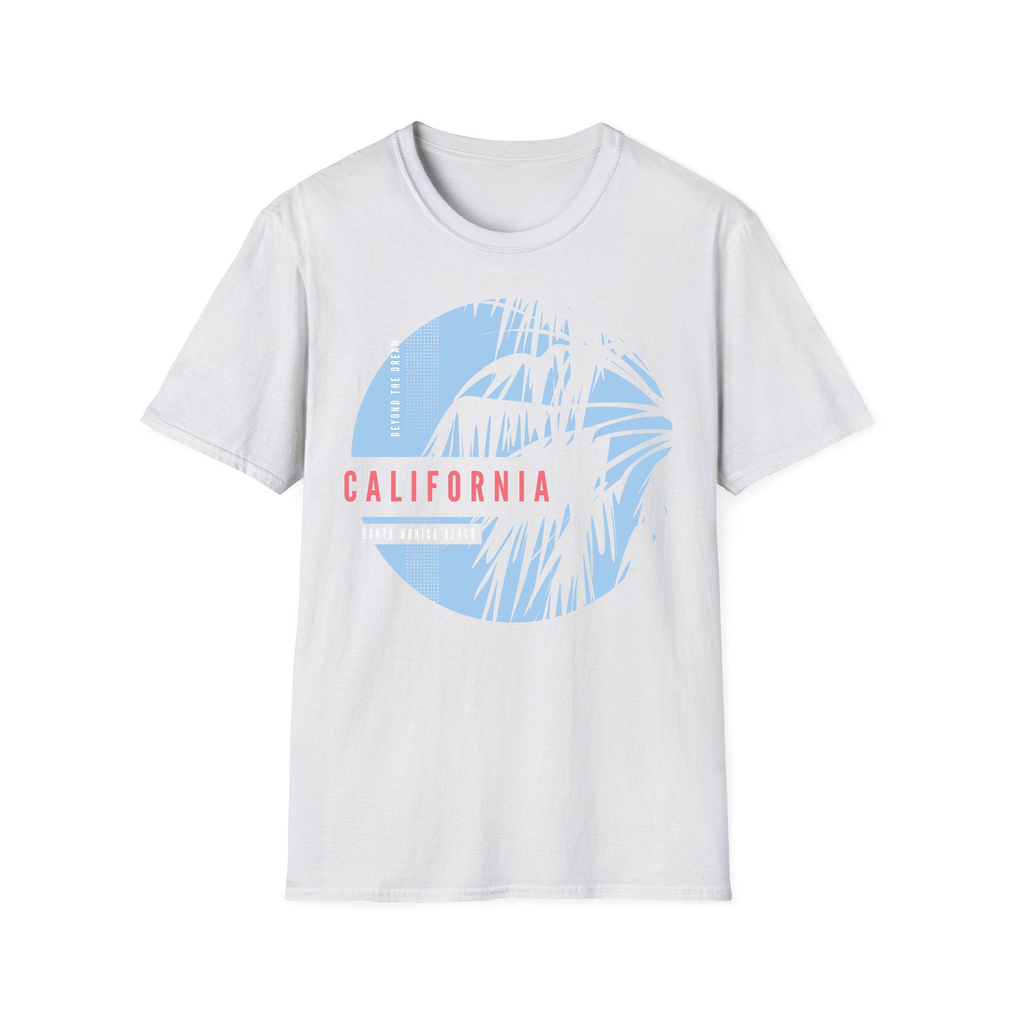 T-shirt unisexe d'été Santa Monica Beach