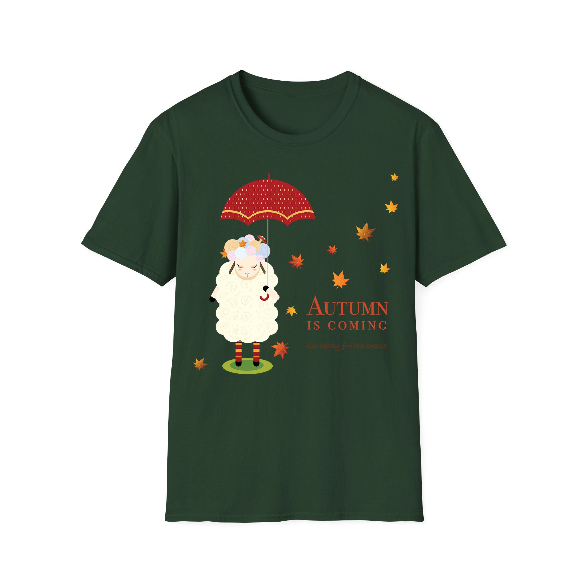 Autumn T-shirt Sheep Autumn is Coming