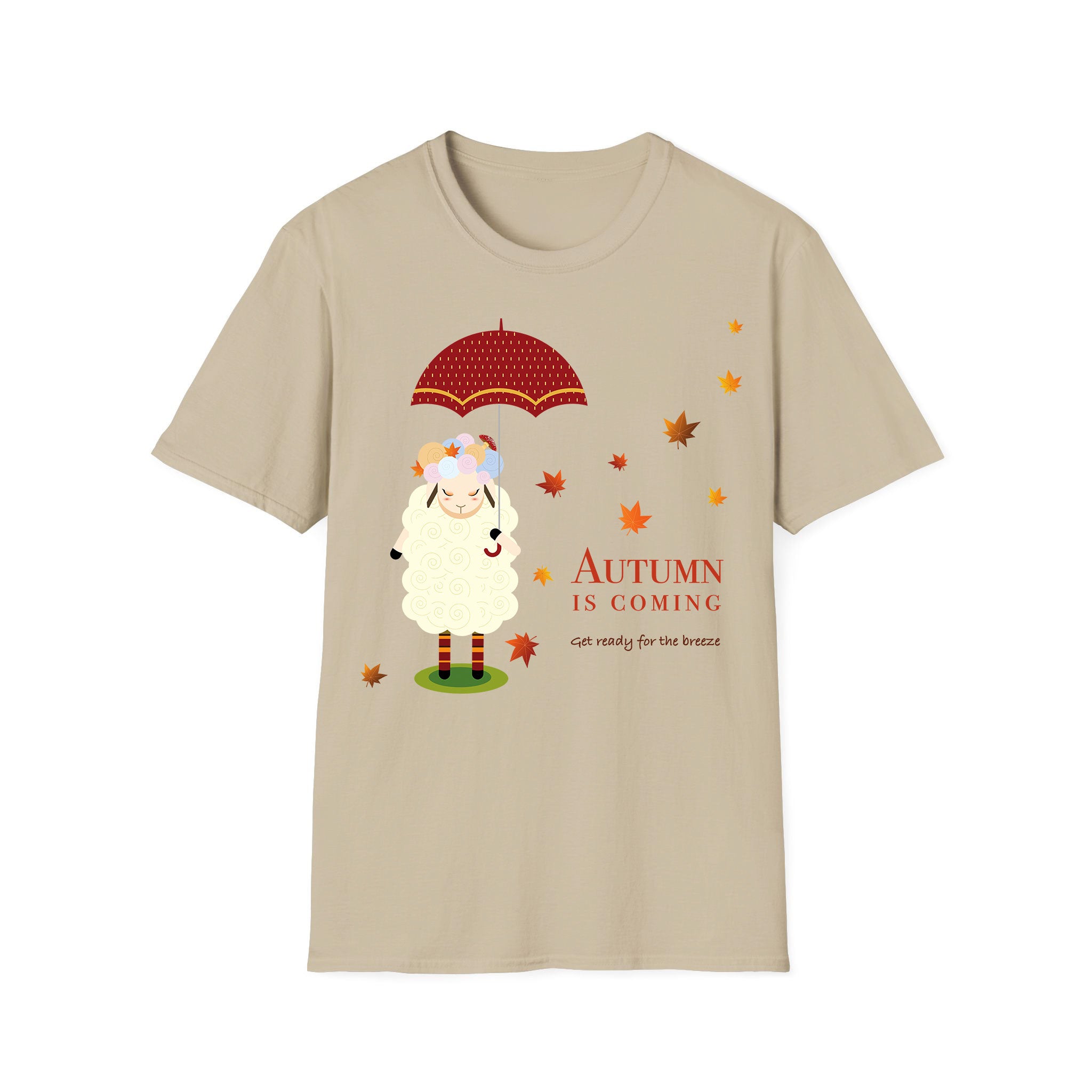 Autumn T-shirt Sheep Autumn is Coming