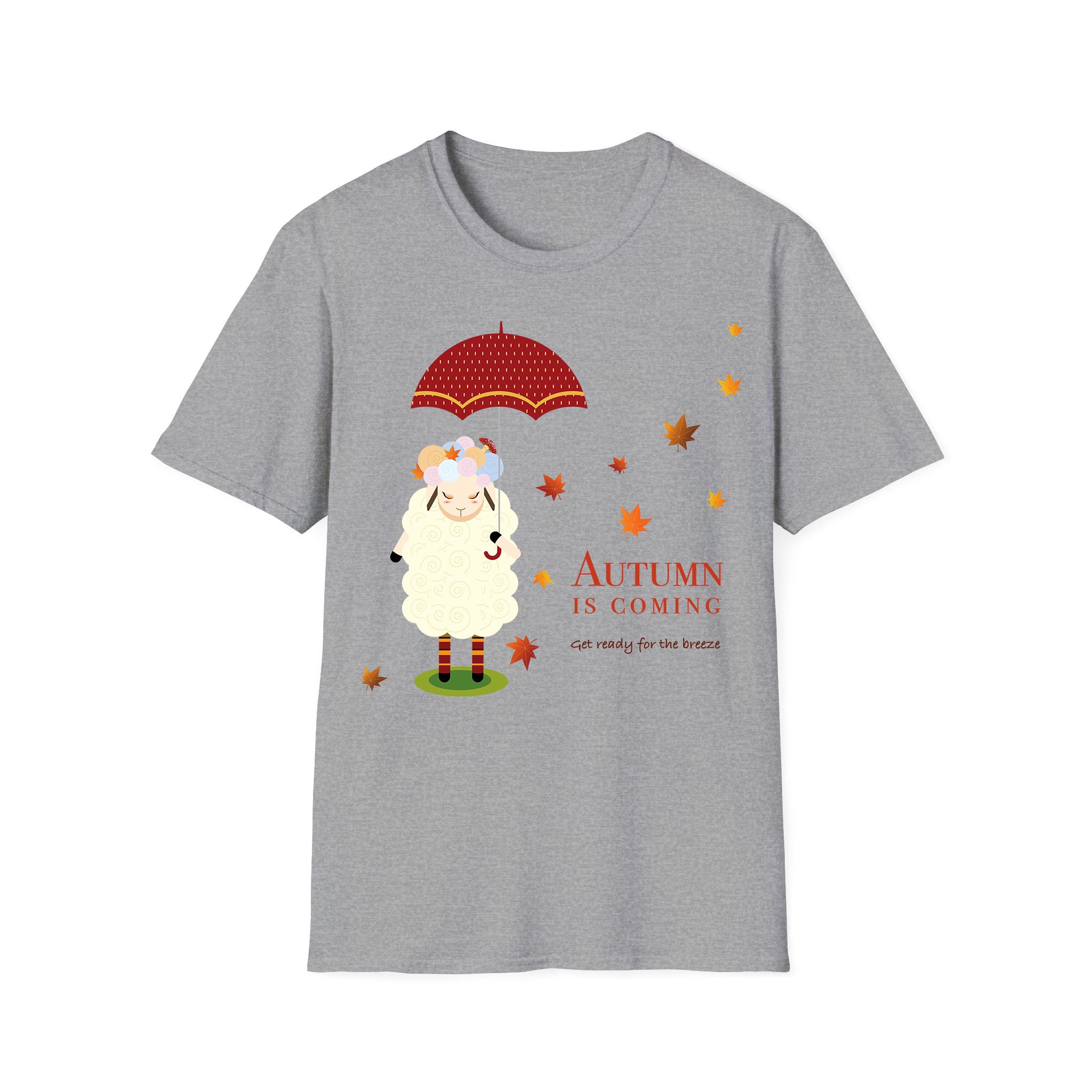 Autumn T-shirt Sheep Autumn is Coming