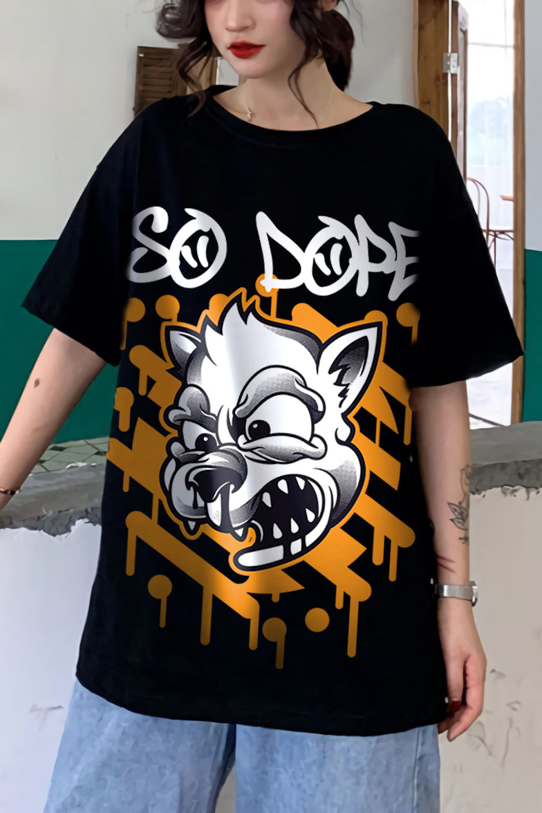 Oversize graphic T-shirt So Dope