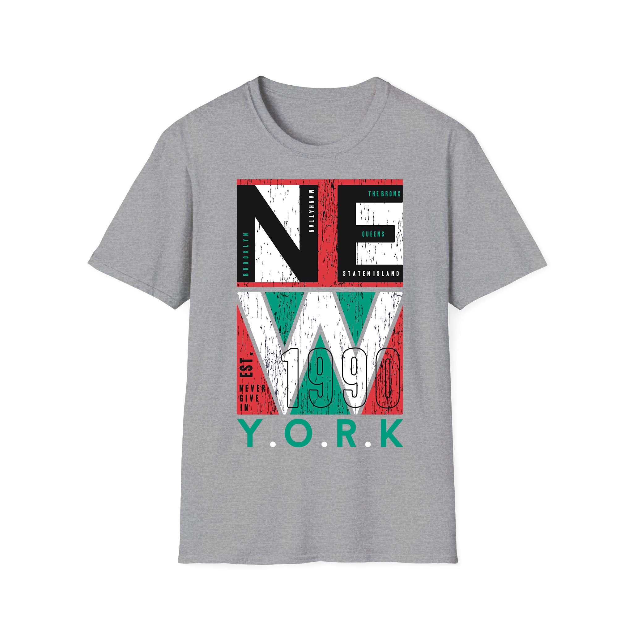 New York Unisex Tshirt 1990 NY