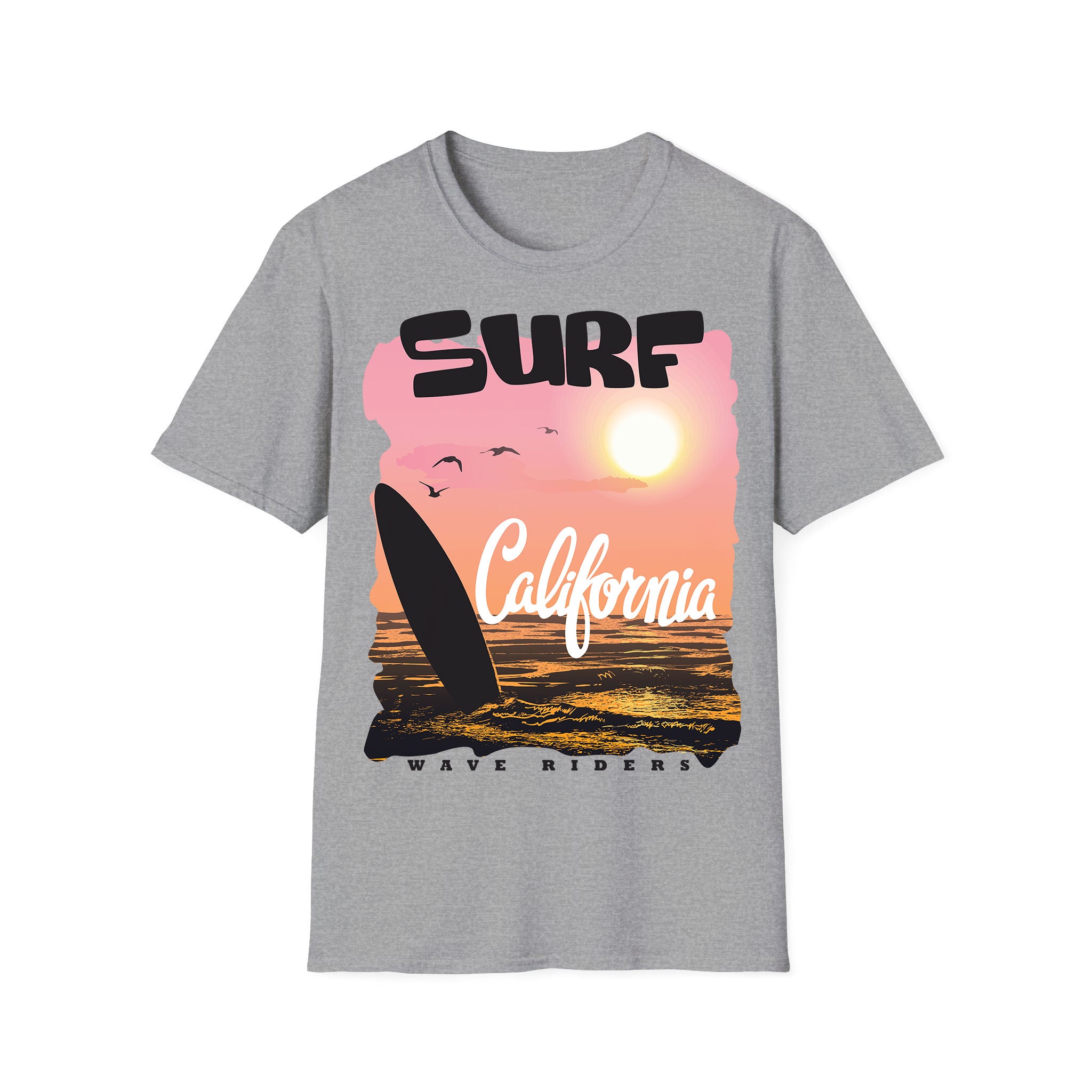 Surfing Unisex Tshirt Surf Cali