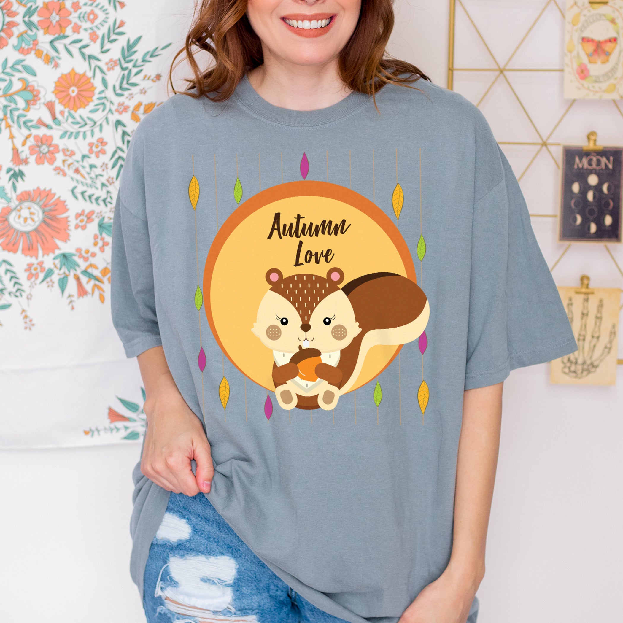 Autumn T-shirt Squirrel Autumn Love