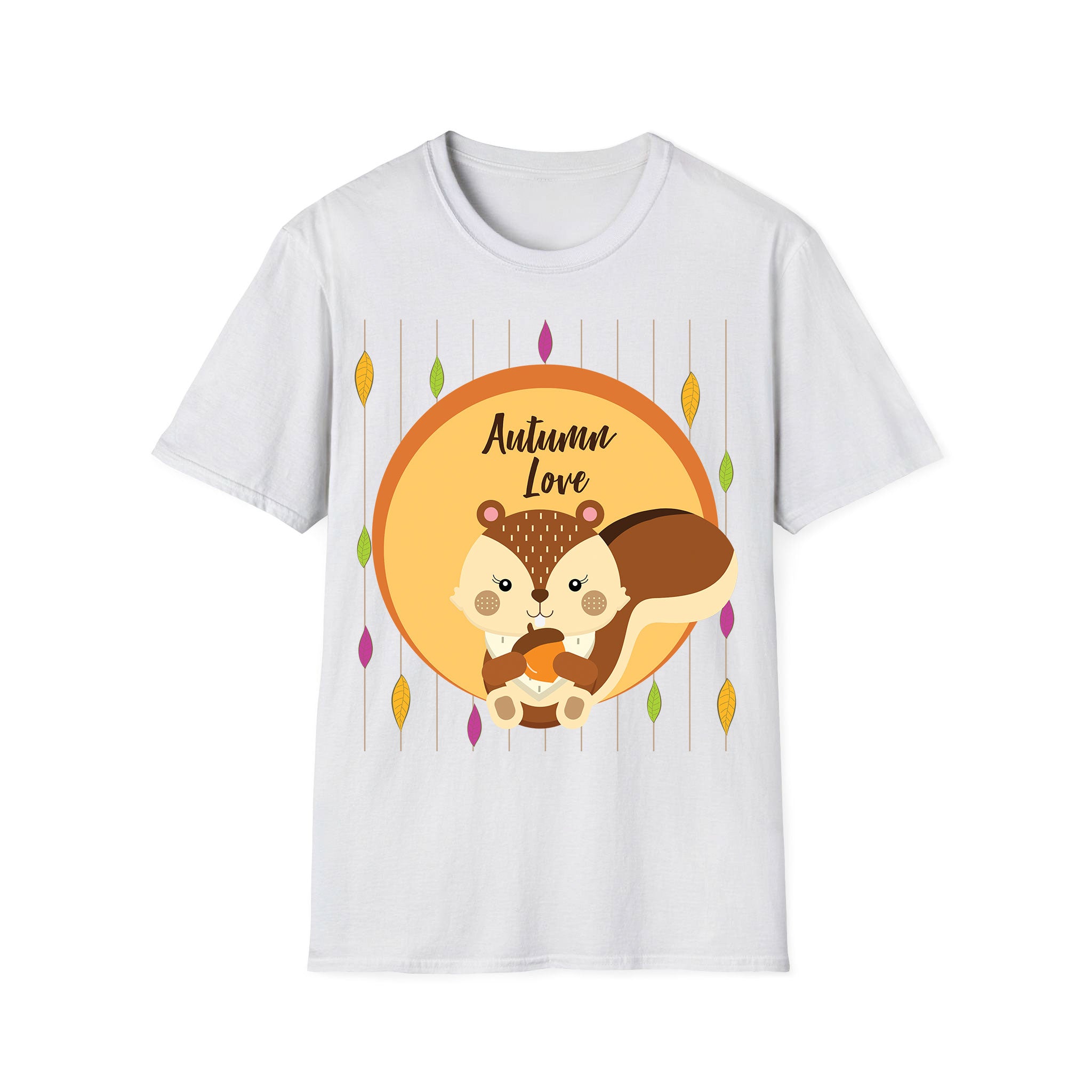 T-shirt Automne Écureuil Automne Amour