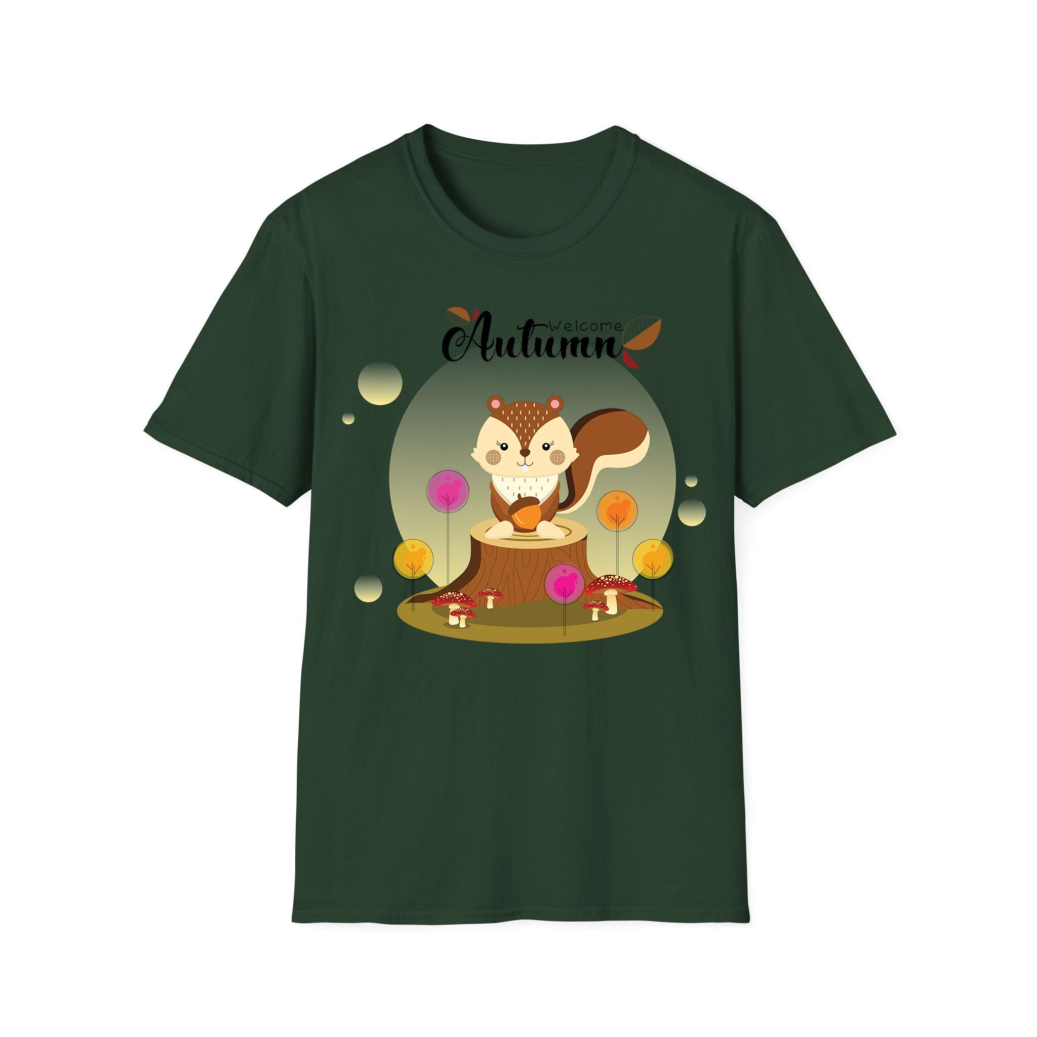 Autumn T-shirt Squirrel Welcom Autumn