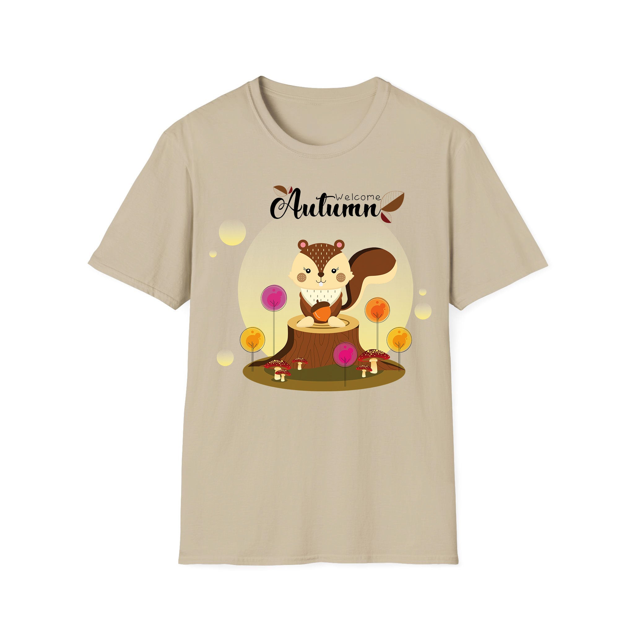 Autumn T-shirt Squirrel Welcom Autumn