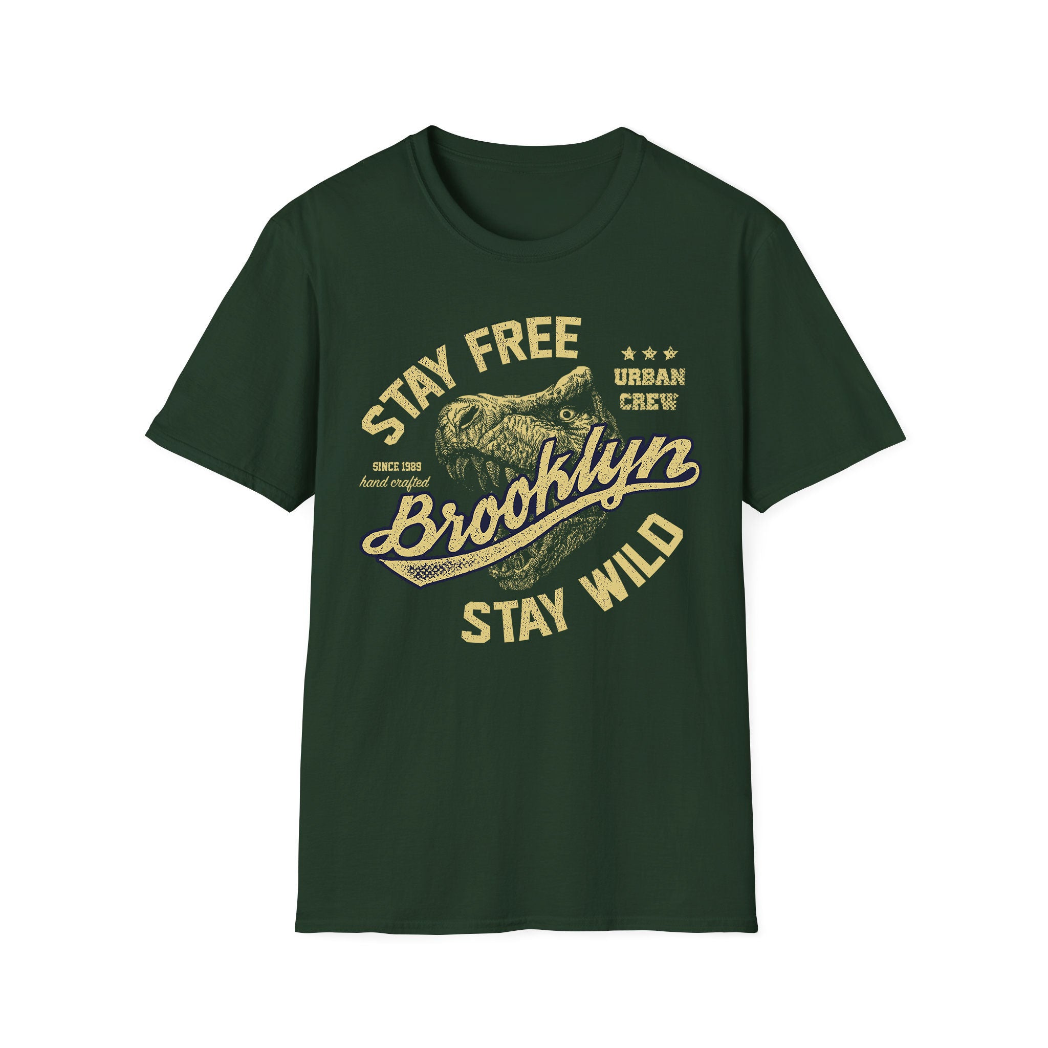 T-shirt unisexe d'été Stay Free Brooklyn