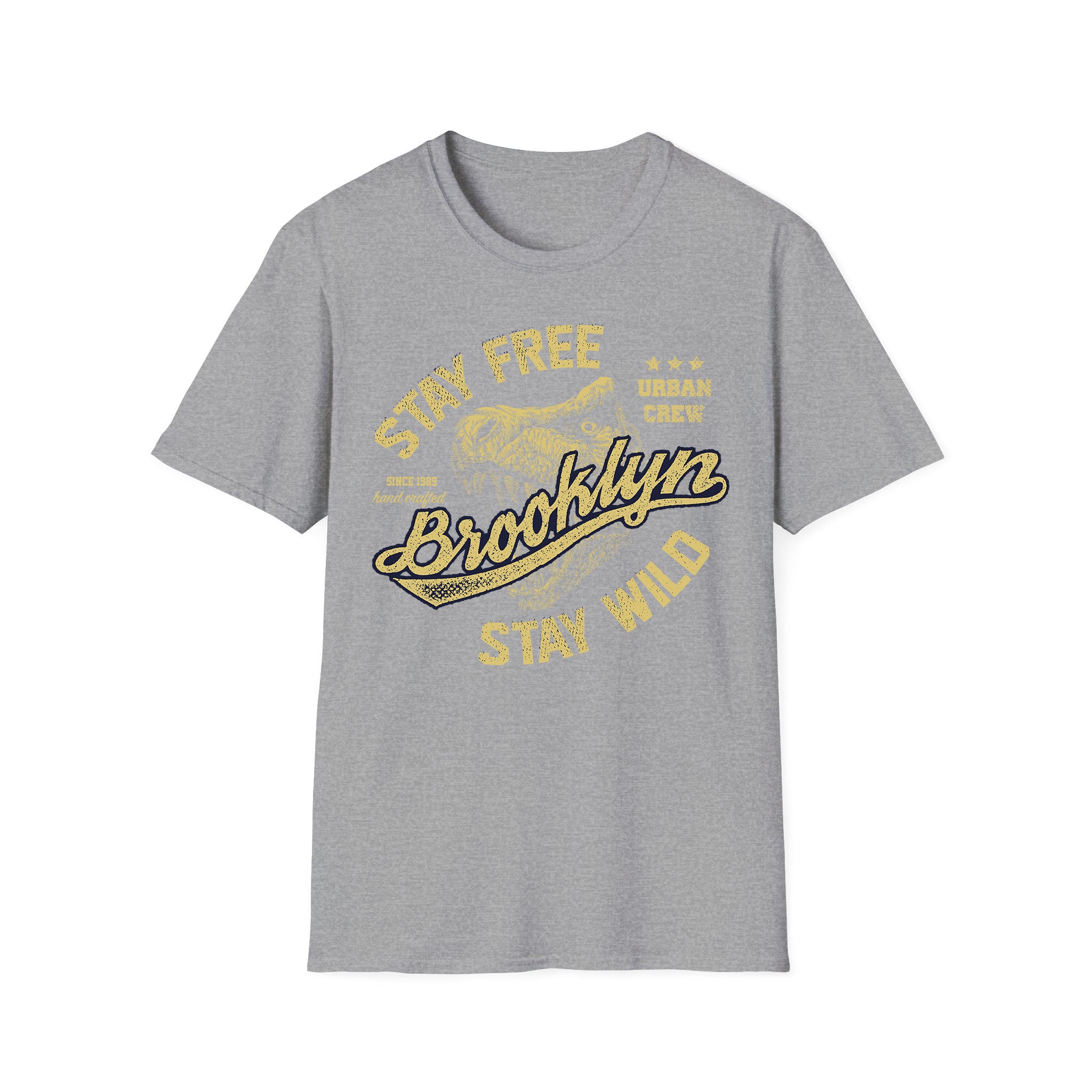 T-shirt unisexe d'été Stay Free Brooklyn
