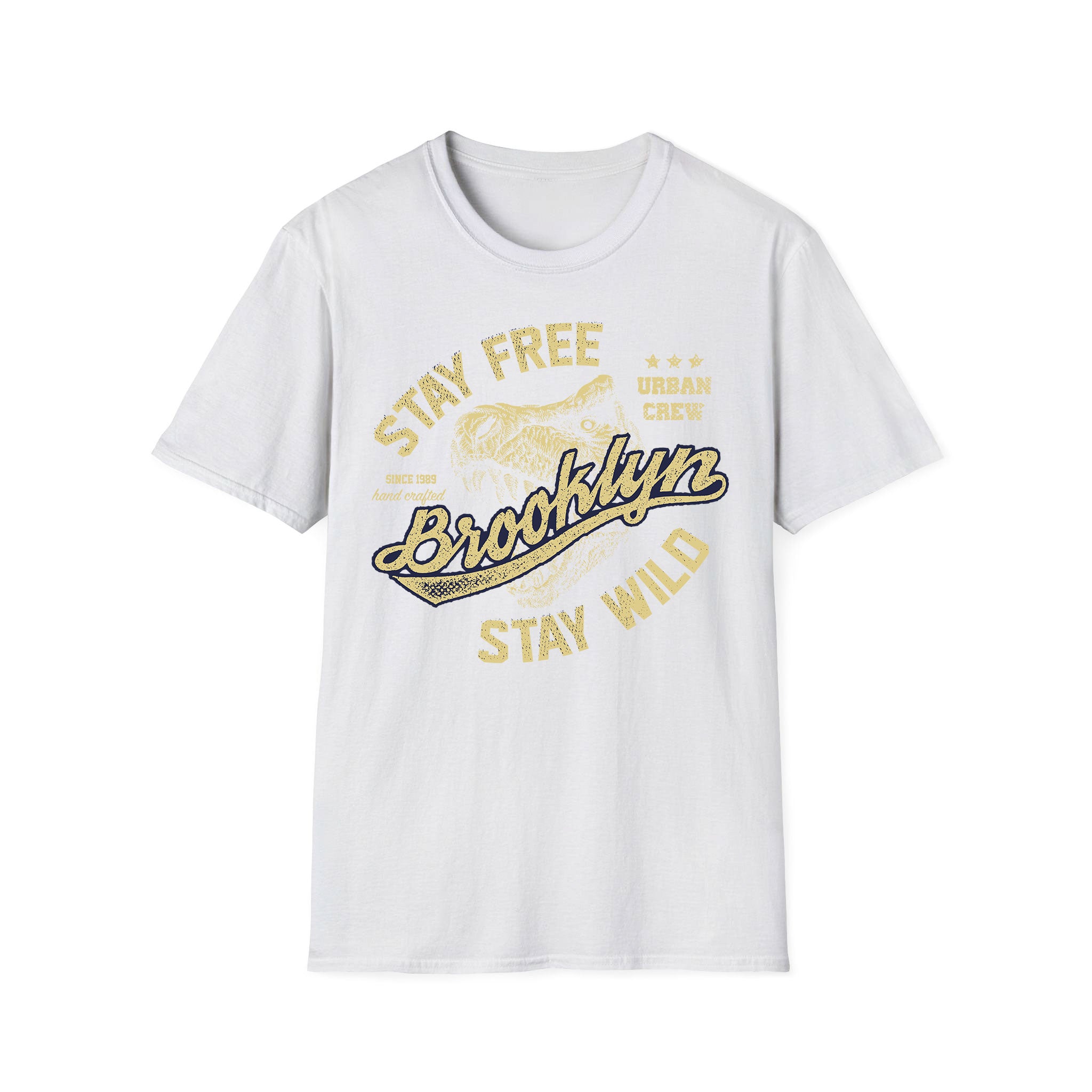 T-shirt unisexe d'été Stay Free Brooklyn