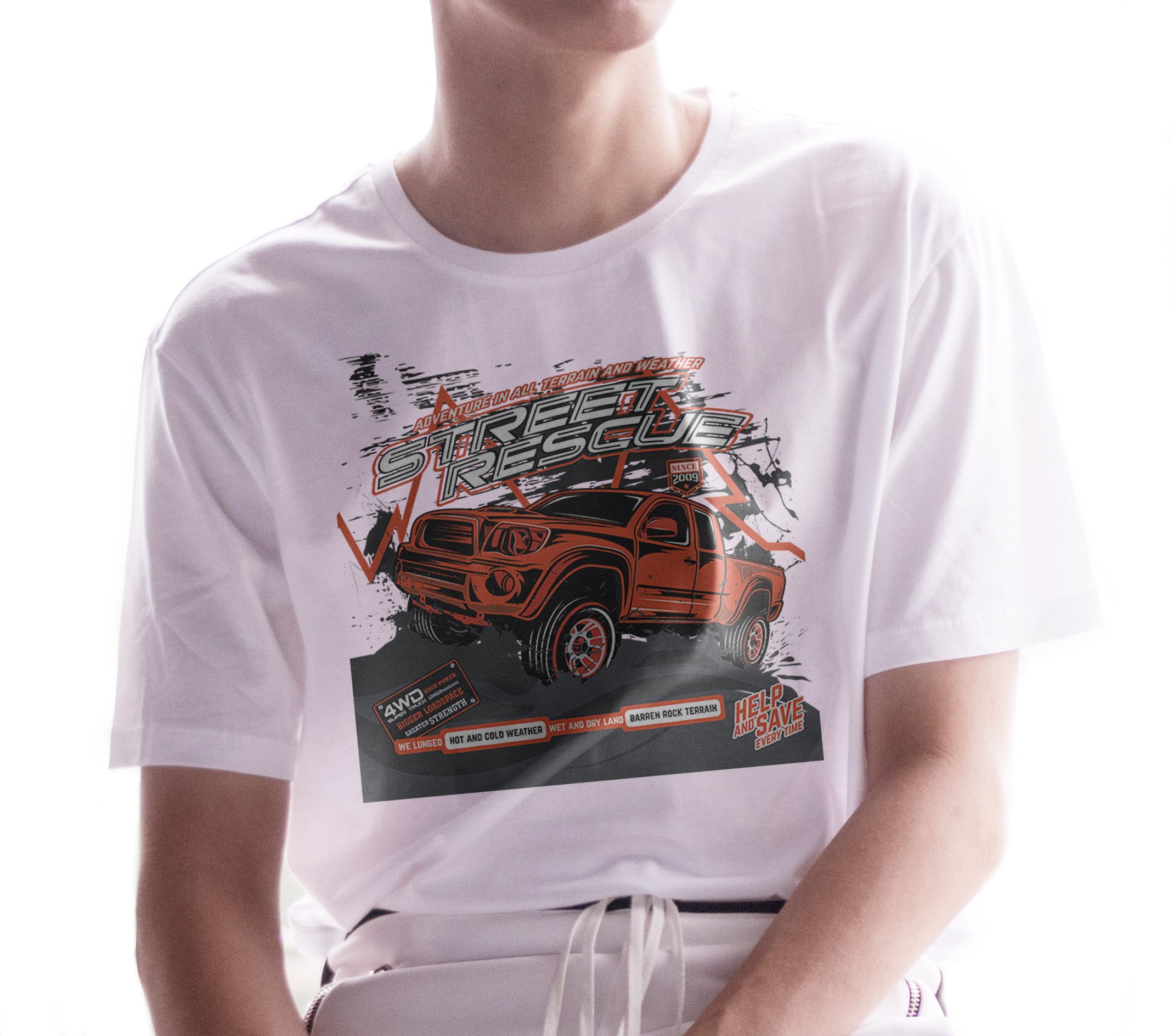 Racing-cars T-shirt Street Rescue