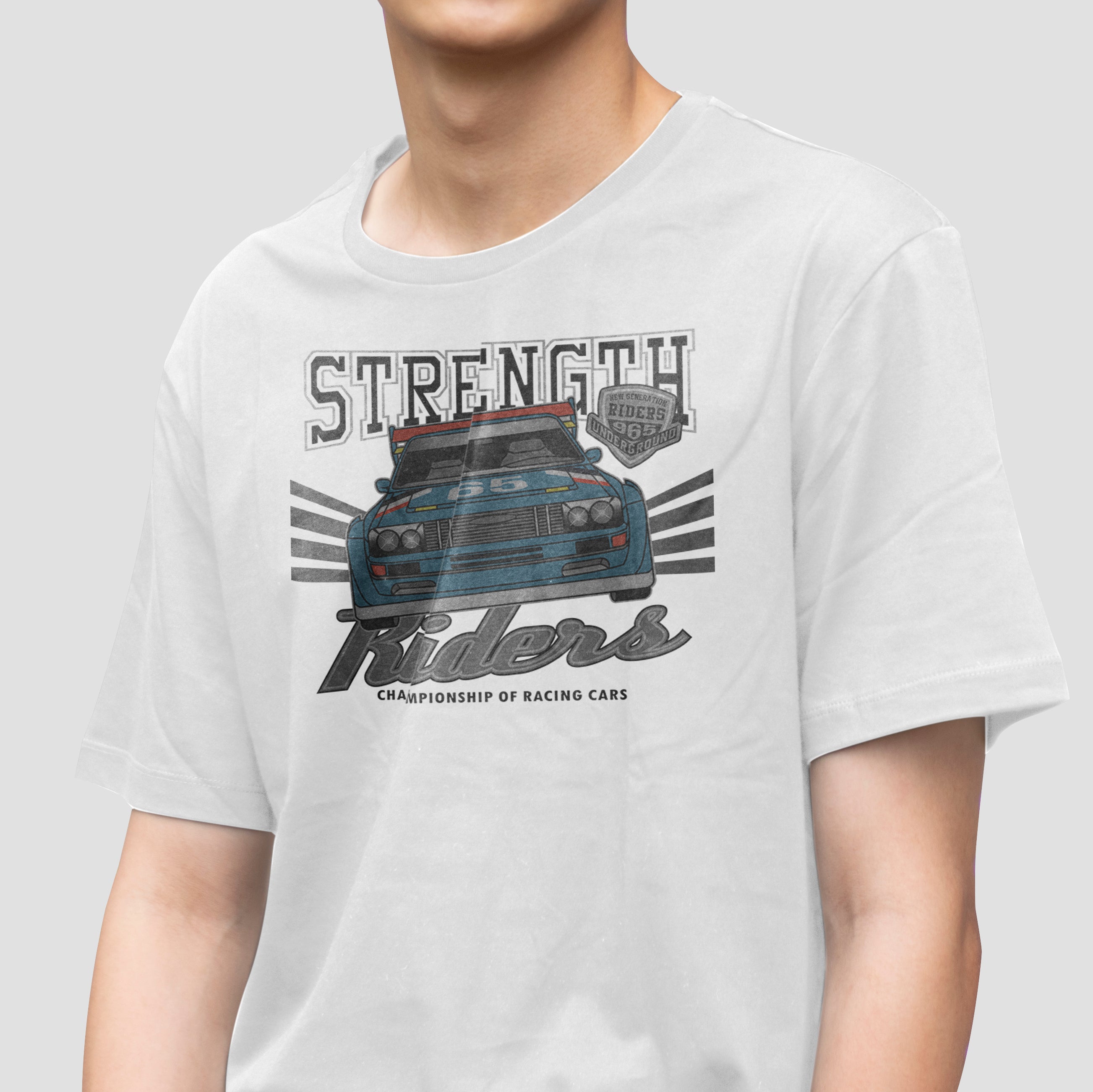 Racing-cars T-shirt Strength Riders