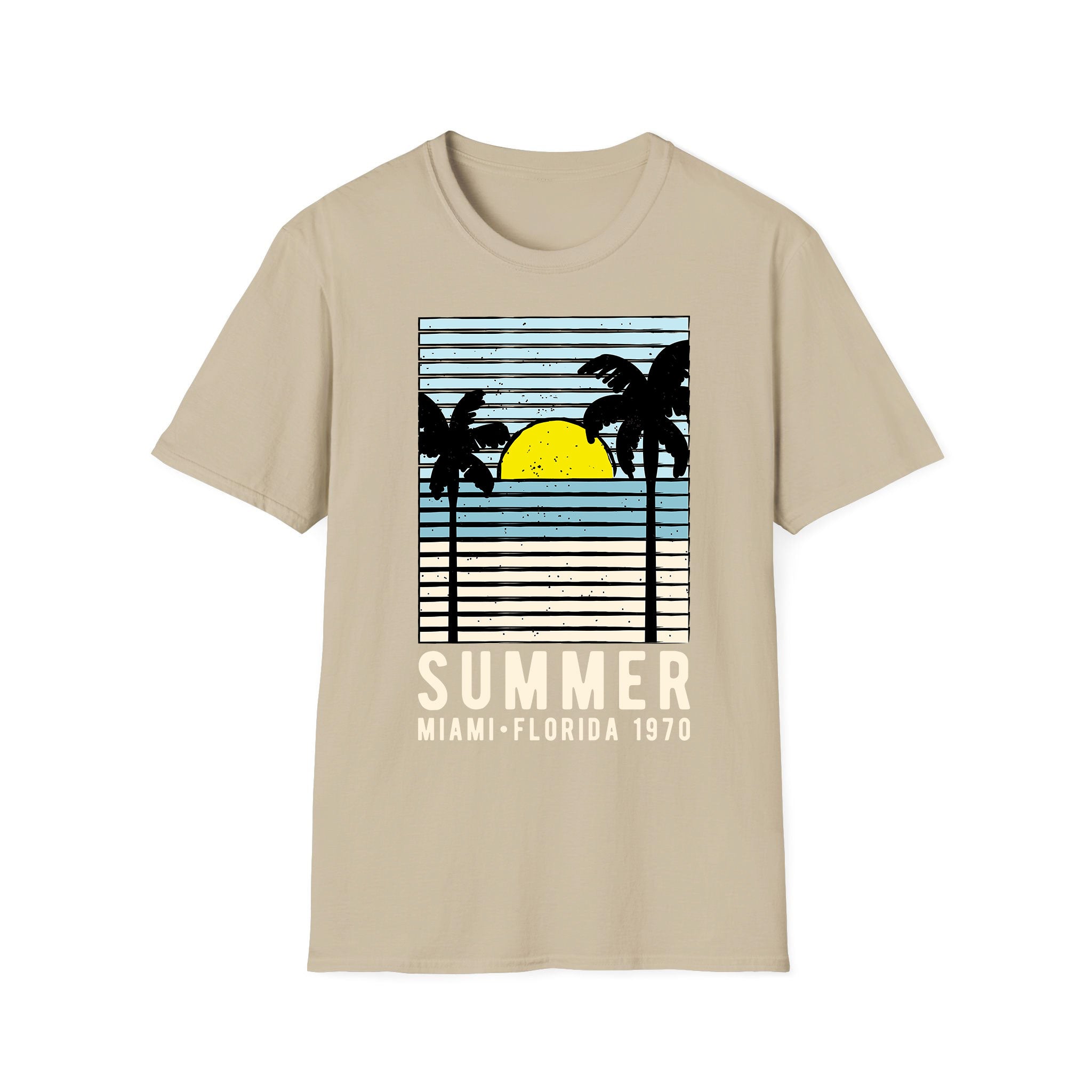 T-shirt unisexe d'été Summer Miami