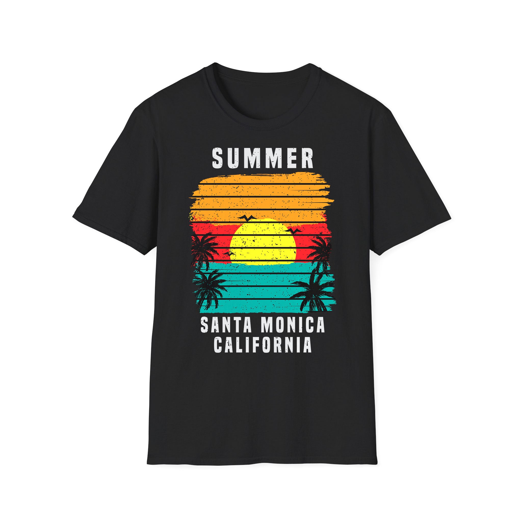 T-shirt unisexe d'été Summer Santa Monica