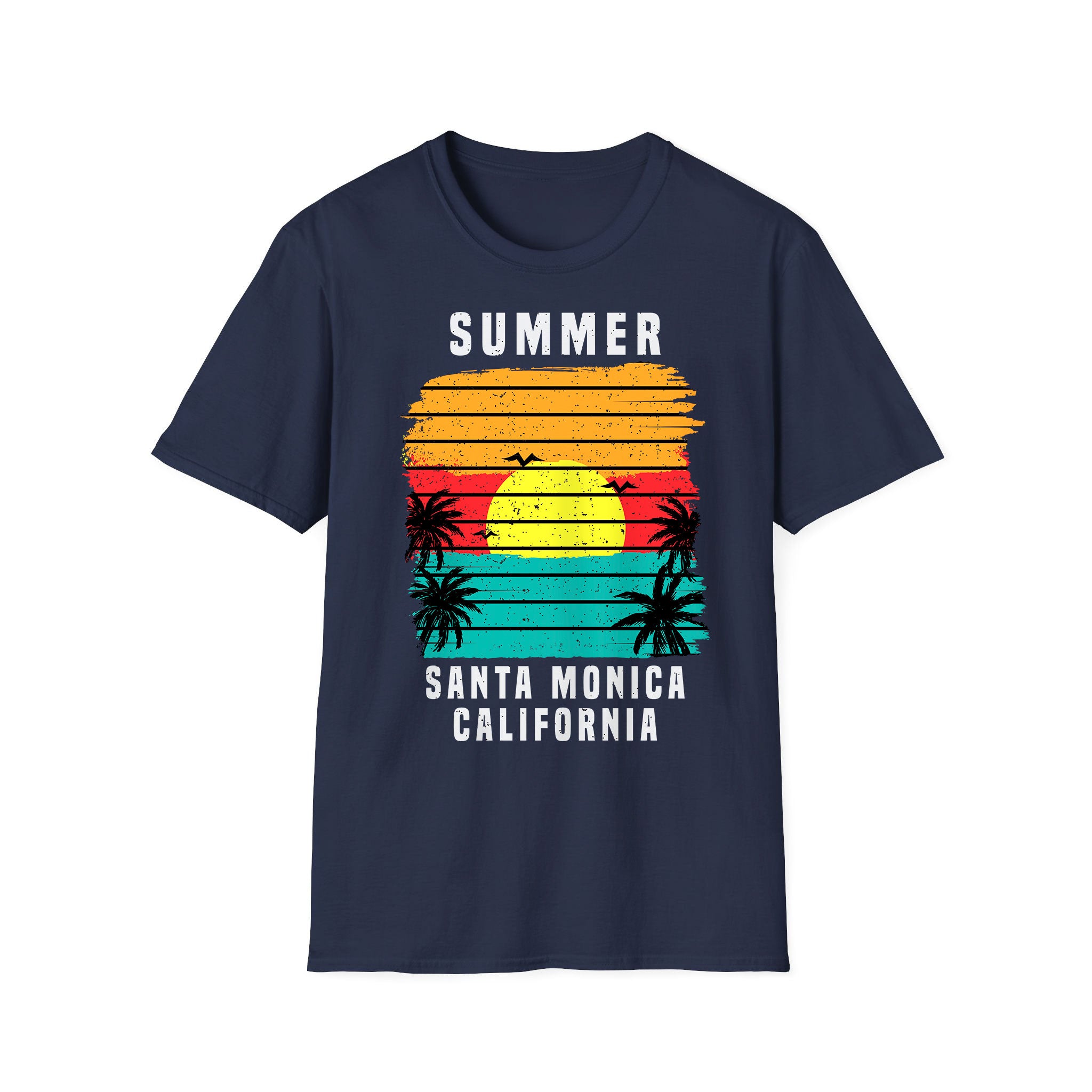 T-shirt unisexe d'été Summer Santa Monica