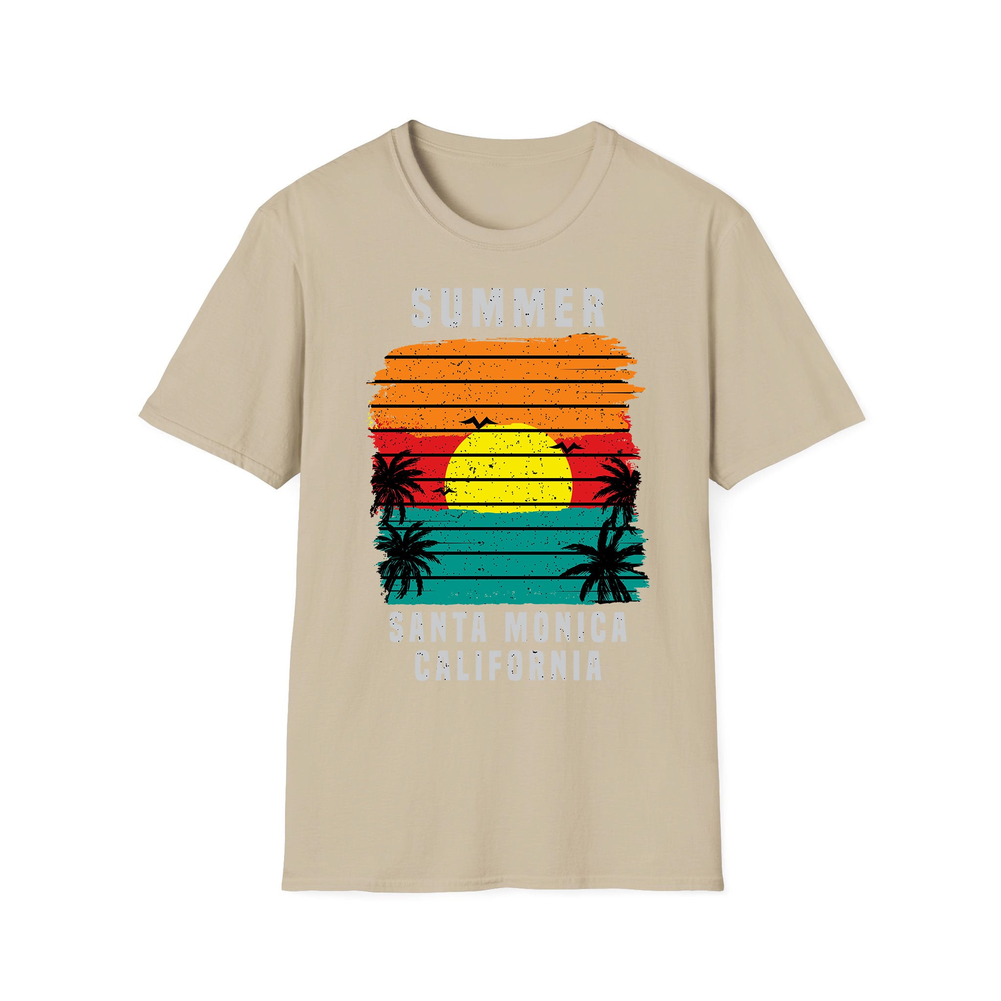 T-shirt unisexe d'été Summer Santa Monica