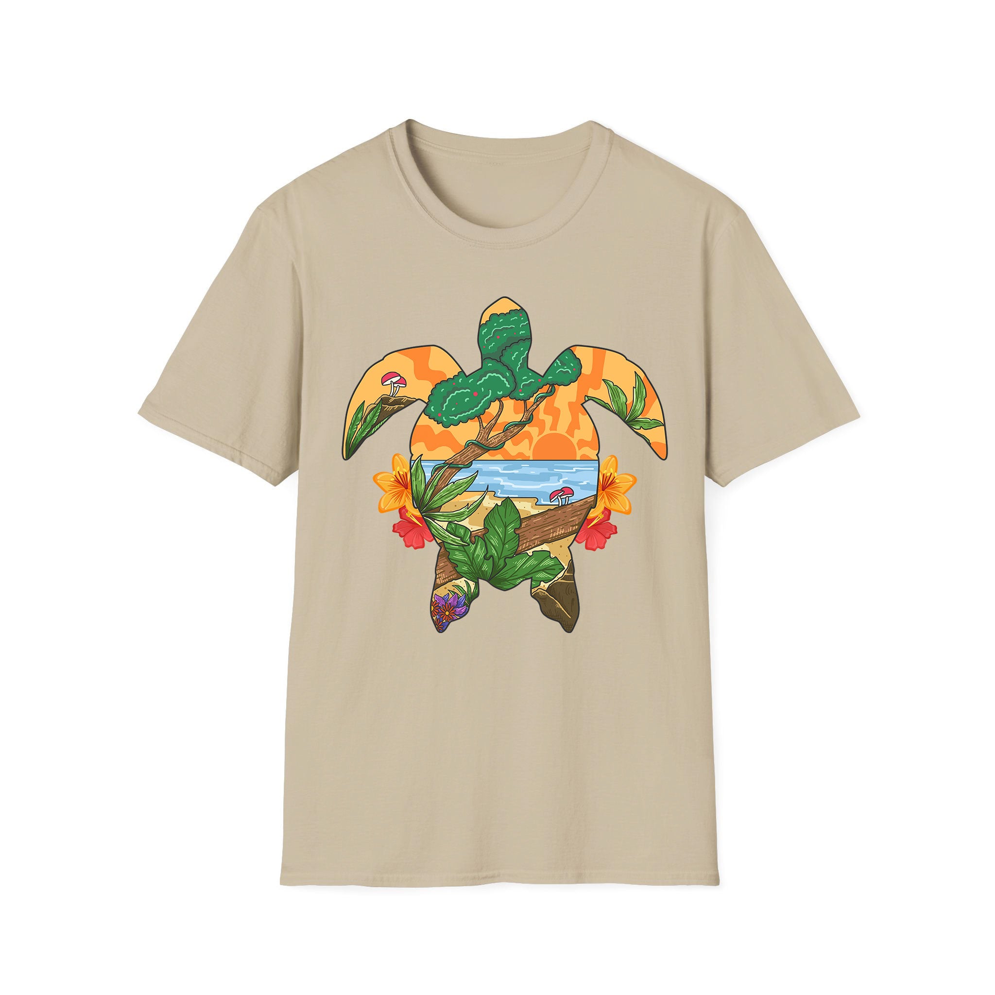 Summer unisex T-shirt Summer Turtle