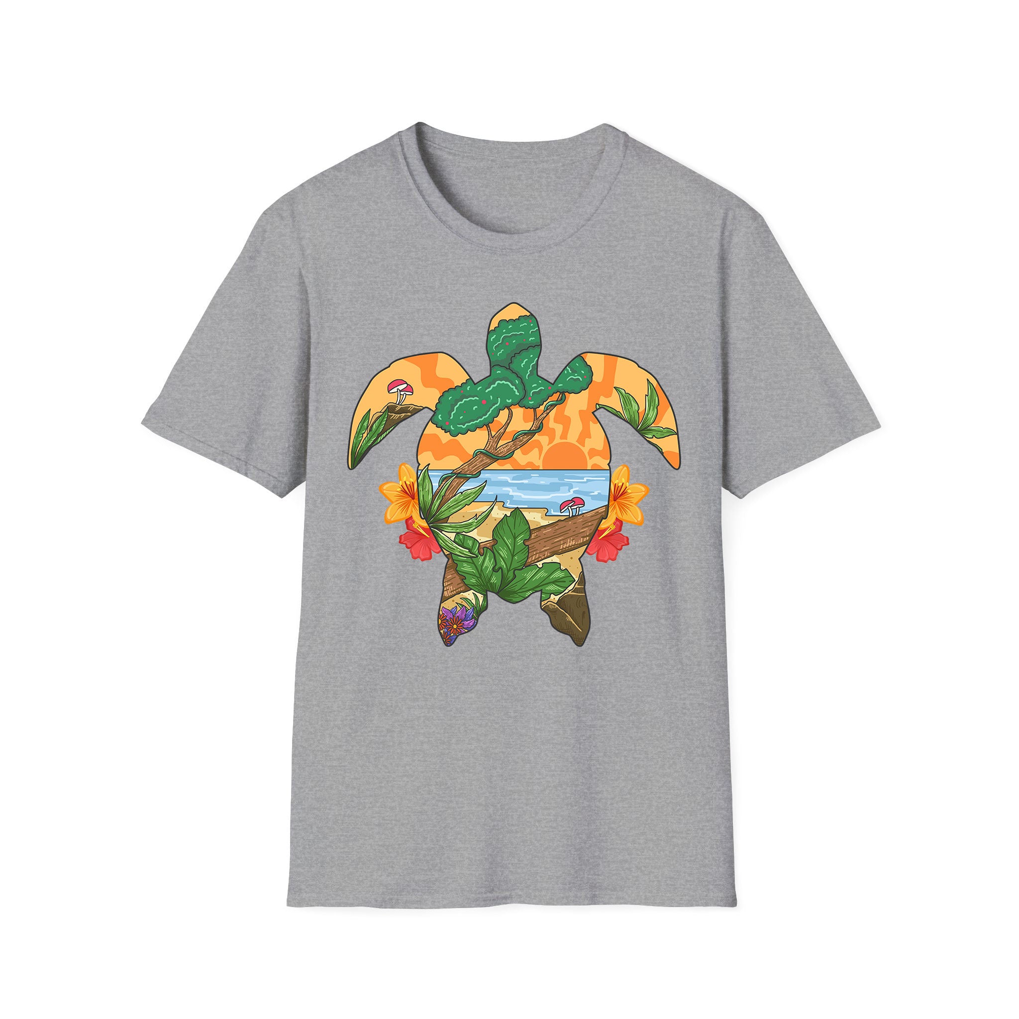 Summer unisex T-shirt Summer Turtle