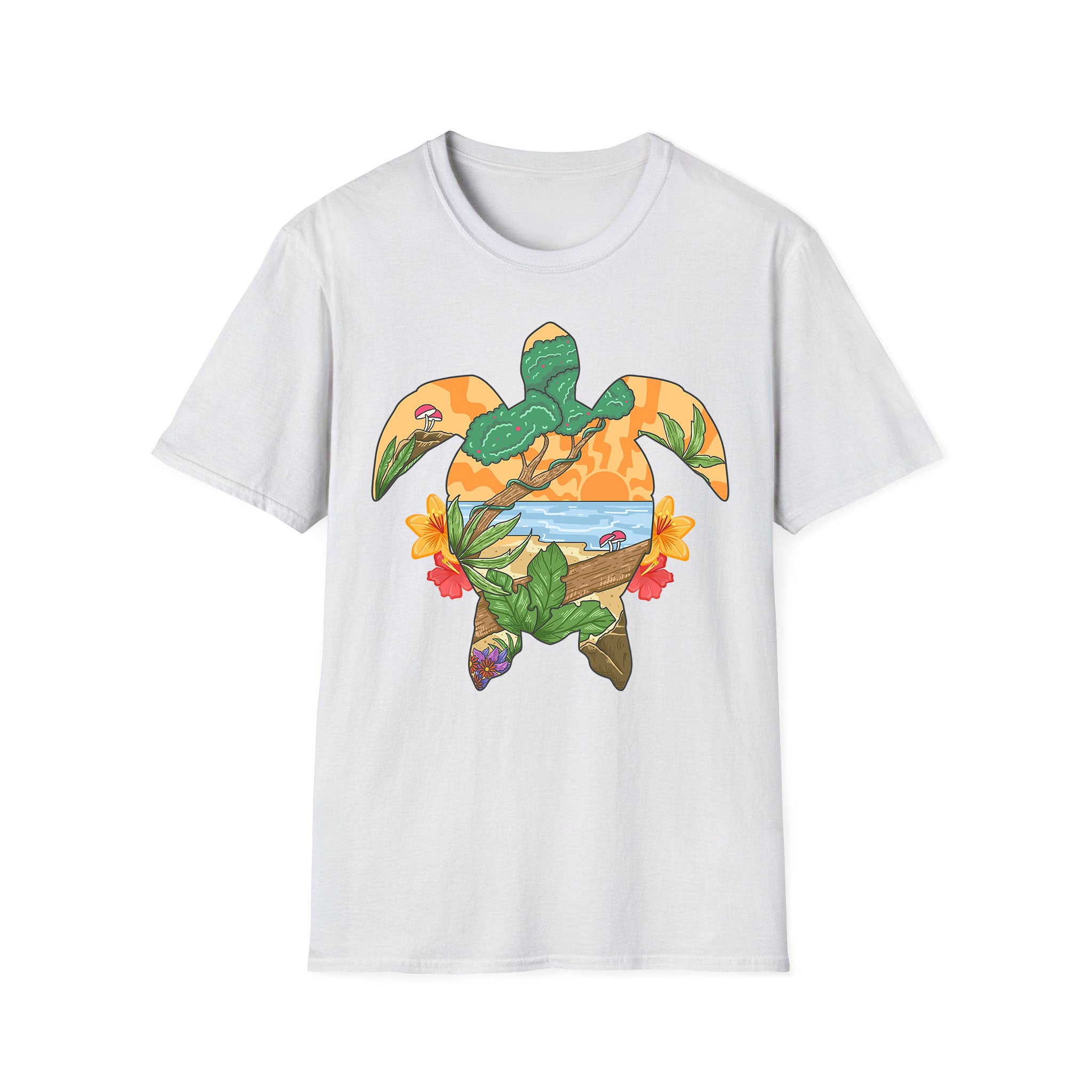 Summer unisex T-shirt Summer Turtle