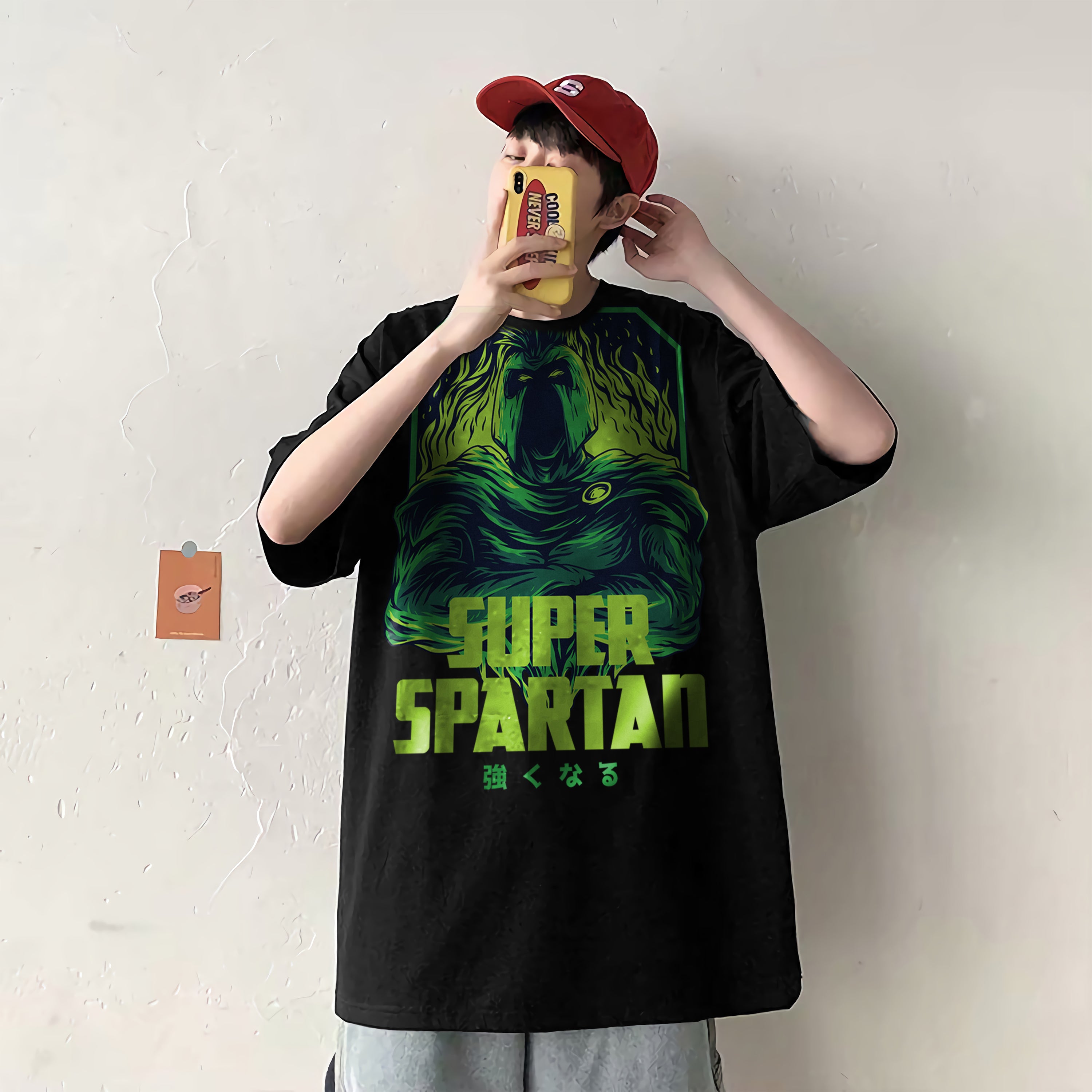 Oversize graphic T-shirt Super Spartan