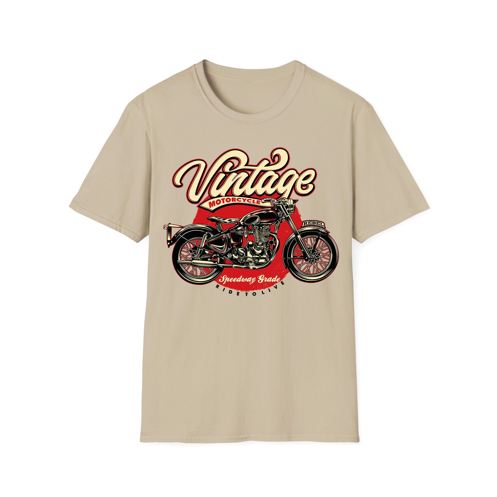 Motorcycle T-shirt Vintage Motor