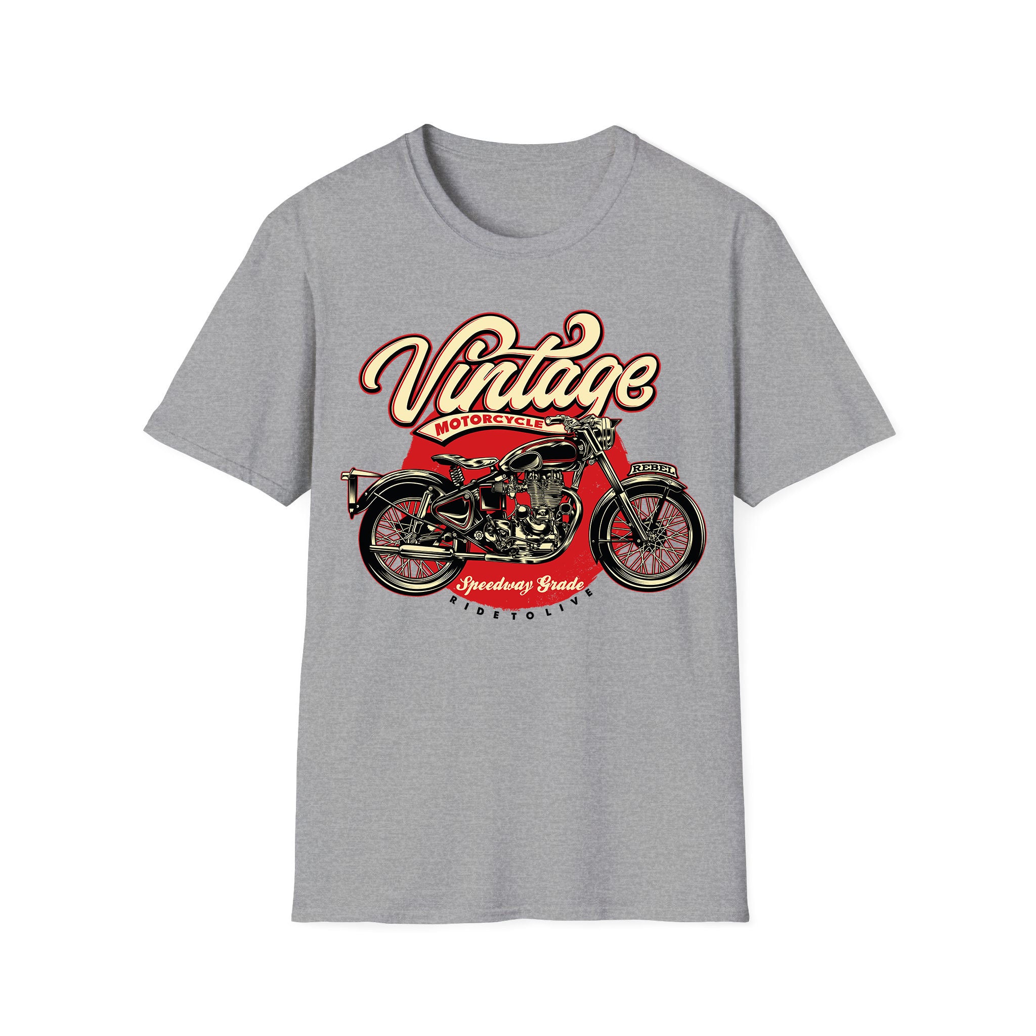 Motorcycle T-shirt Vintage Motor