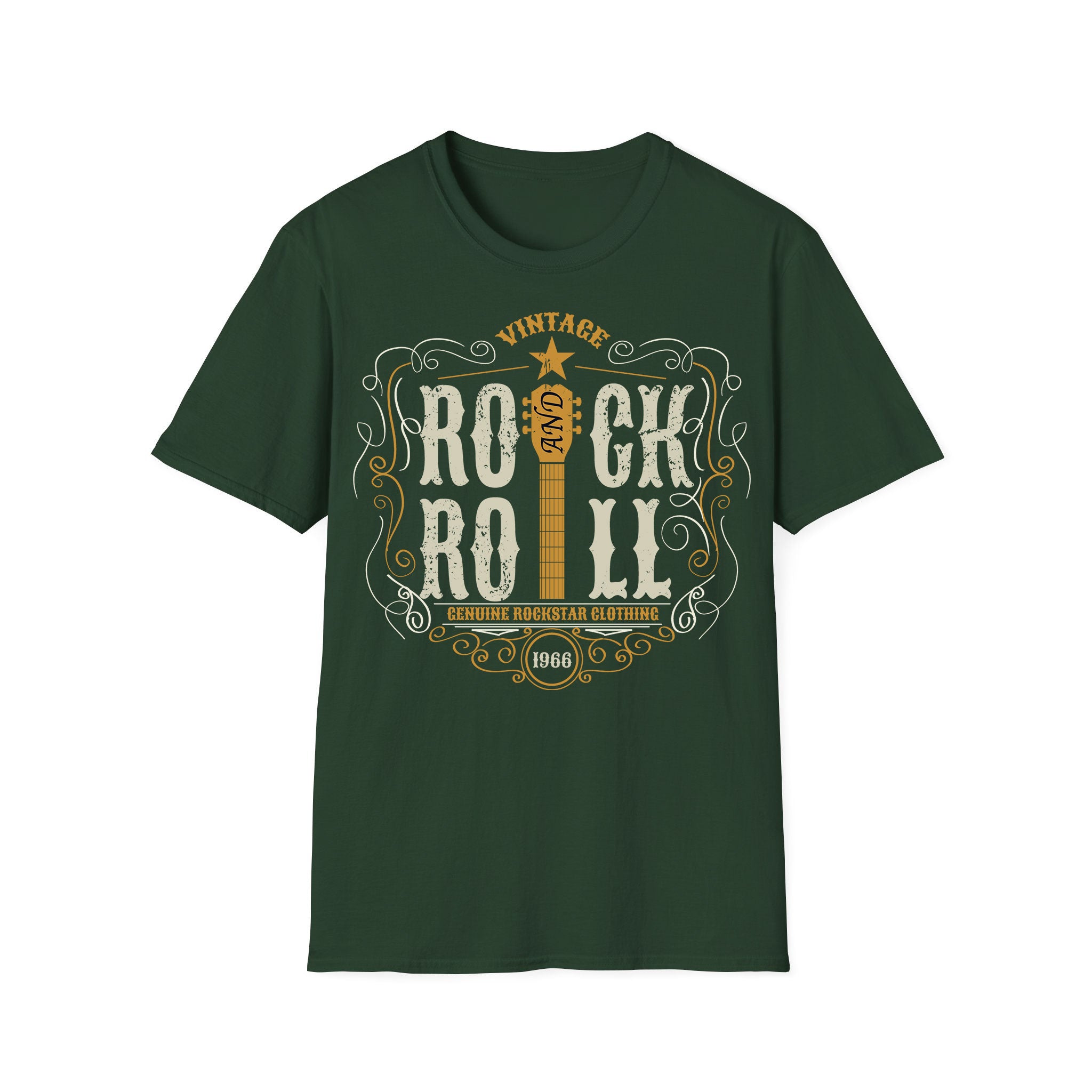 Music unisex T-shirt Vintage Rock&Roll